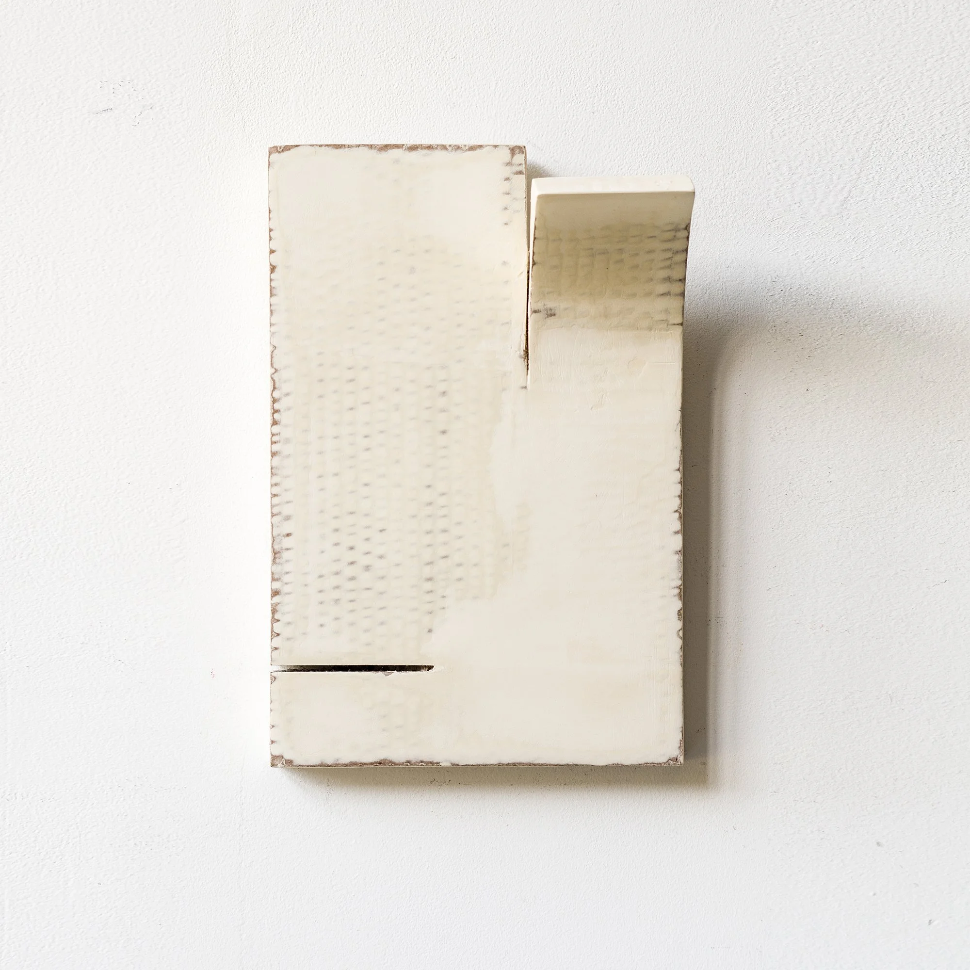 Minimalist 3D Wall Sculpture | Original Cardboard Art Object | Modern Abstract Geometric Artwork for Contemporary Interiors