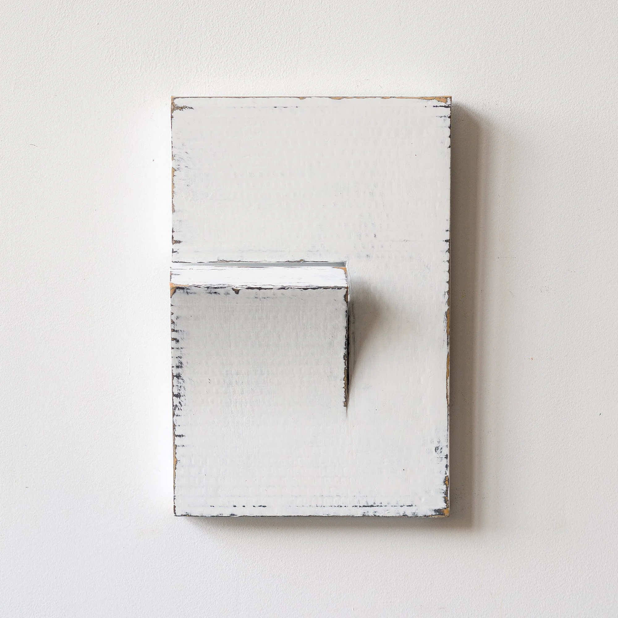 Rustic Distressed White Wooden Wall Decor