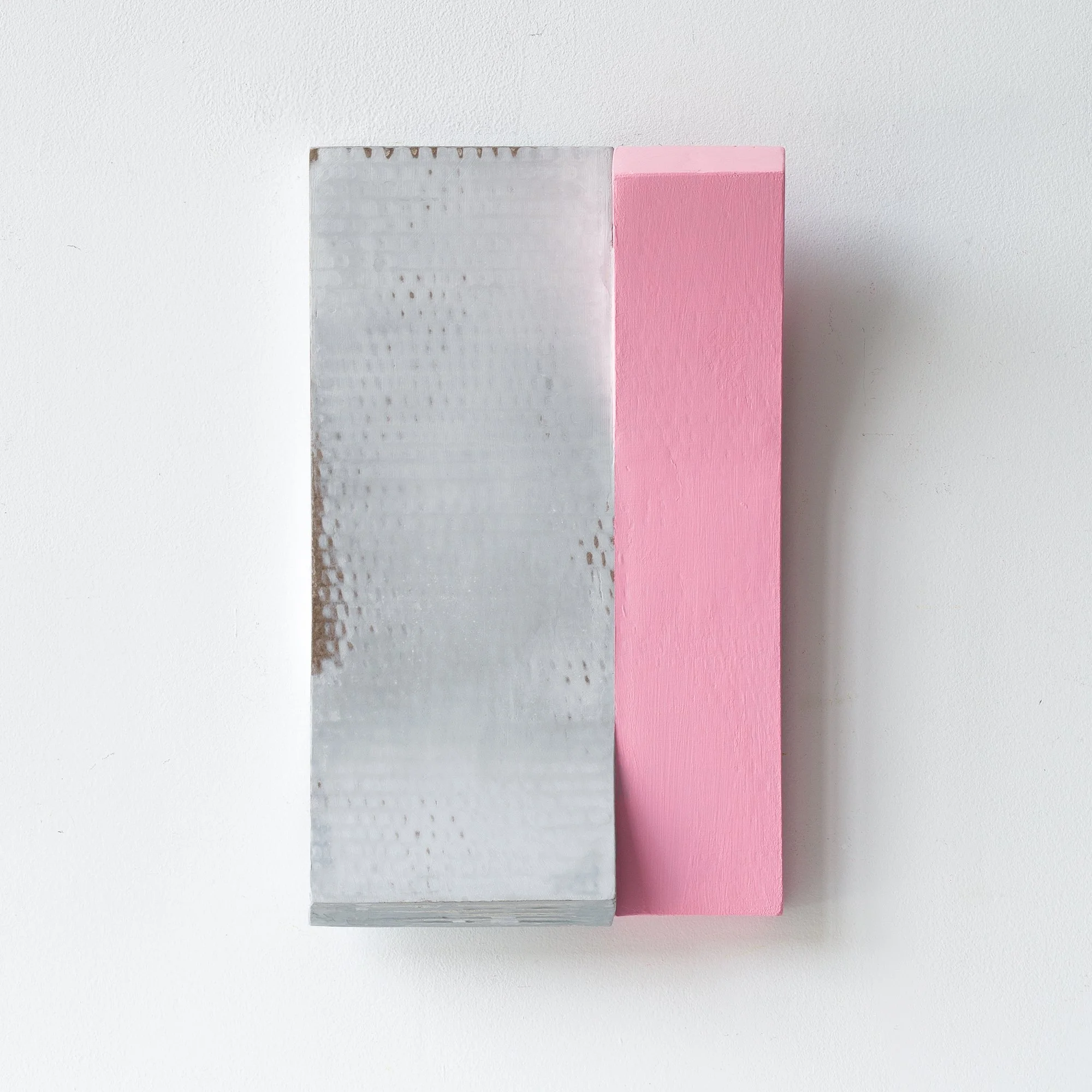 Original Plaster Relief Sculpture: Abstract 3D Wall Object