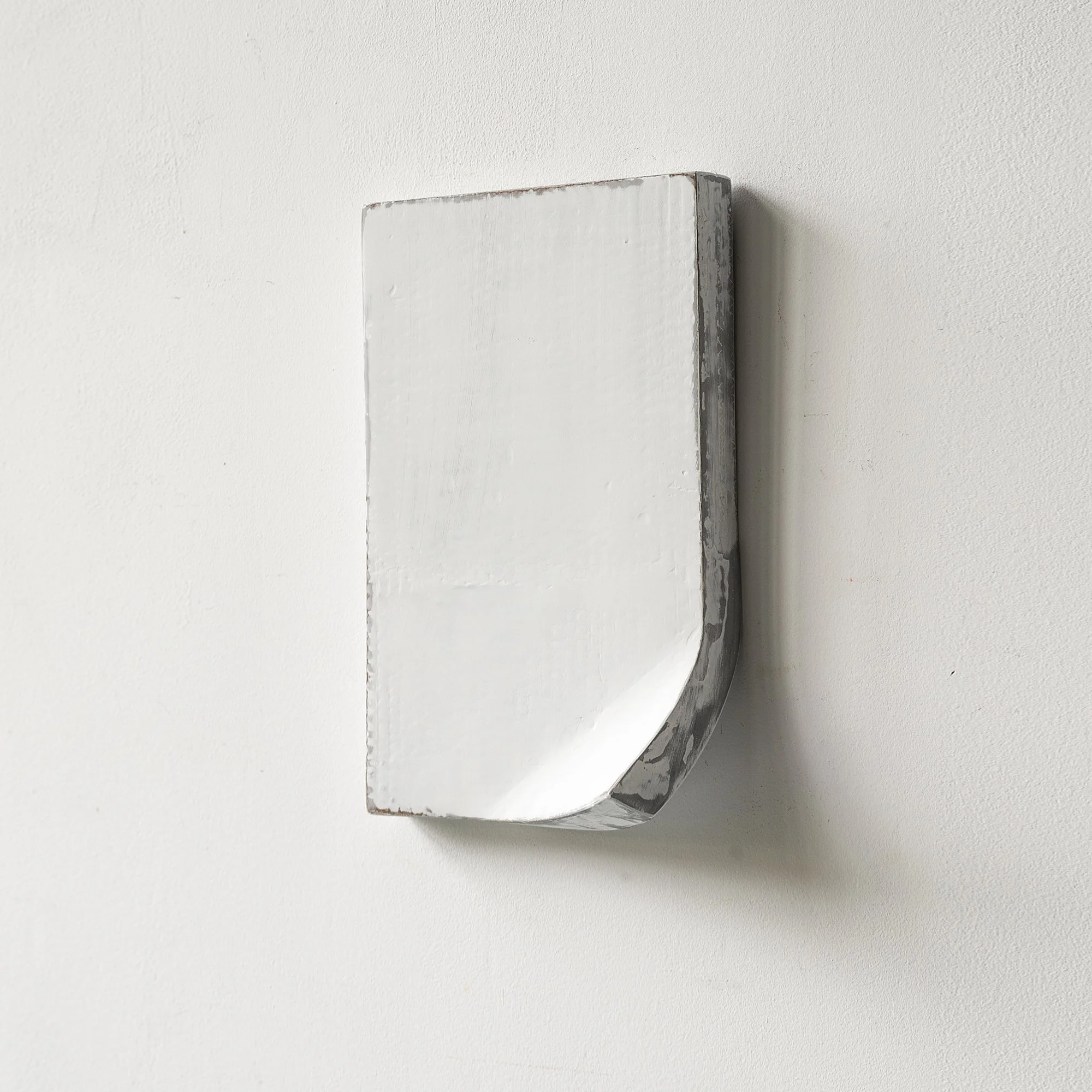 SOLD

A rectangular white artwork with rounded edges on a white wall.