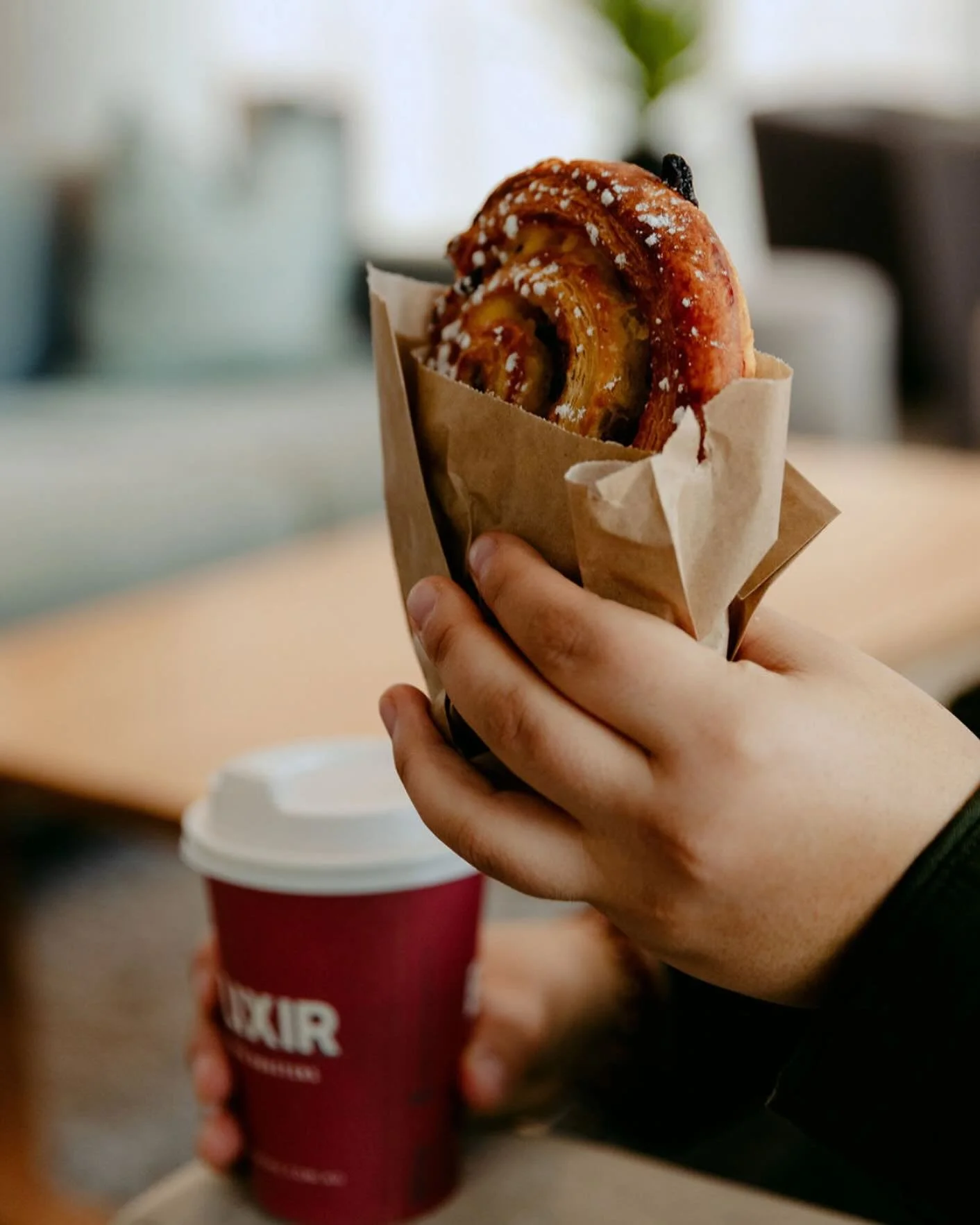 Busy morning? No worries! We have a stacked Grab and Go cabinet full of fresh and delicious pastries 🥐 Pair with a coffee and you&rsquo;re good to go!