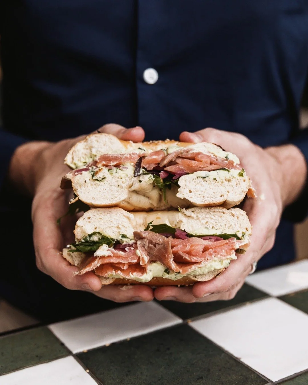 Big bagels, great coffee and breakfast done right. 🥯☕️ 

Generously stacked, loaded with all the good stuff and made to be enjoyed alongside a freshly poured coffee.