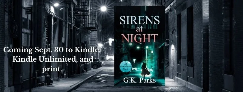 Sirens at Night, Alexis Parker #29, releasing on Kindle, Kindle Unlimited, and paperback Sept.30