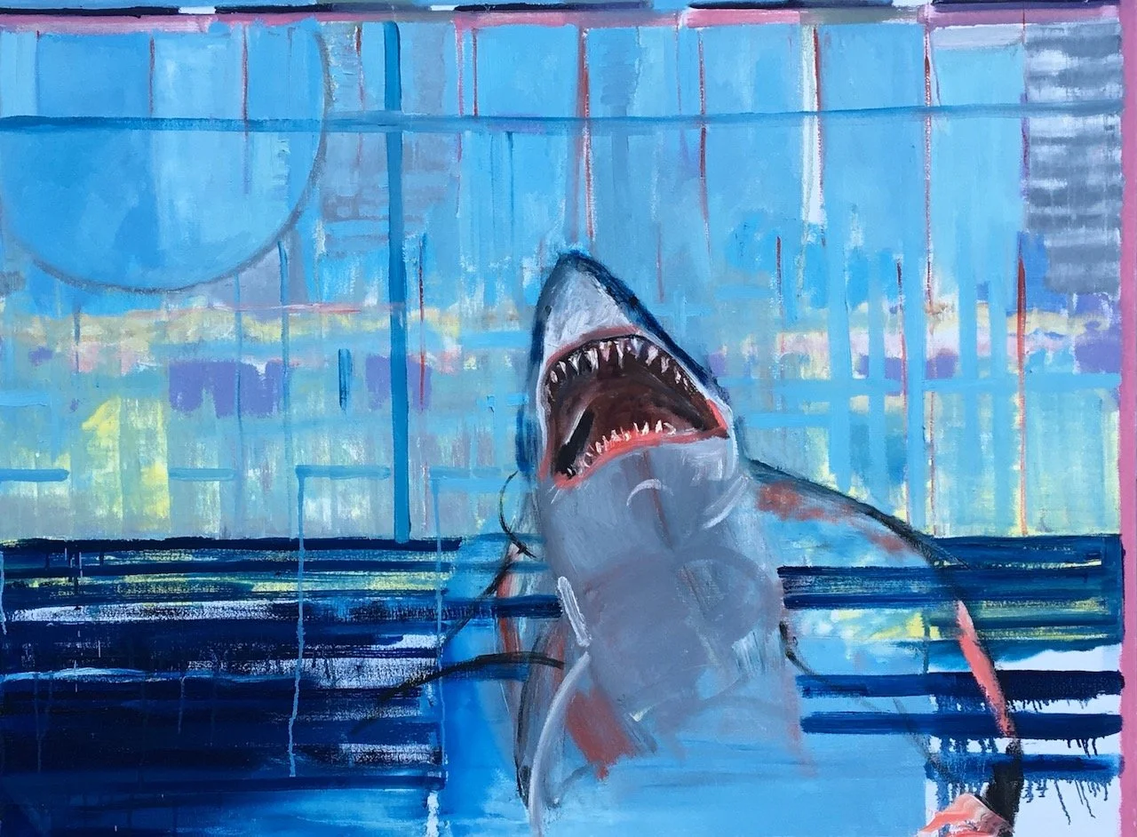 Shark in the Water
48 x 36
Oil on canvas
2015