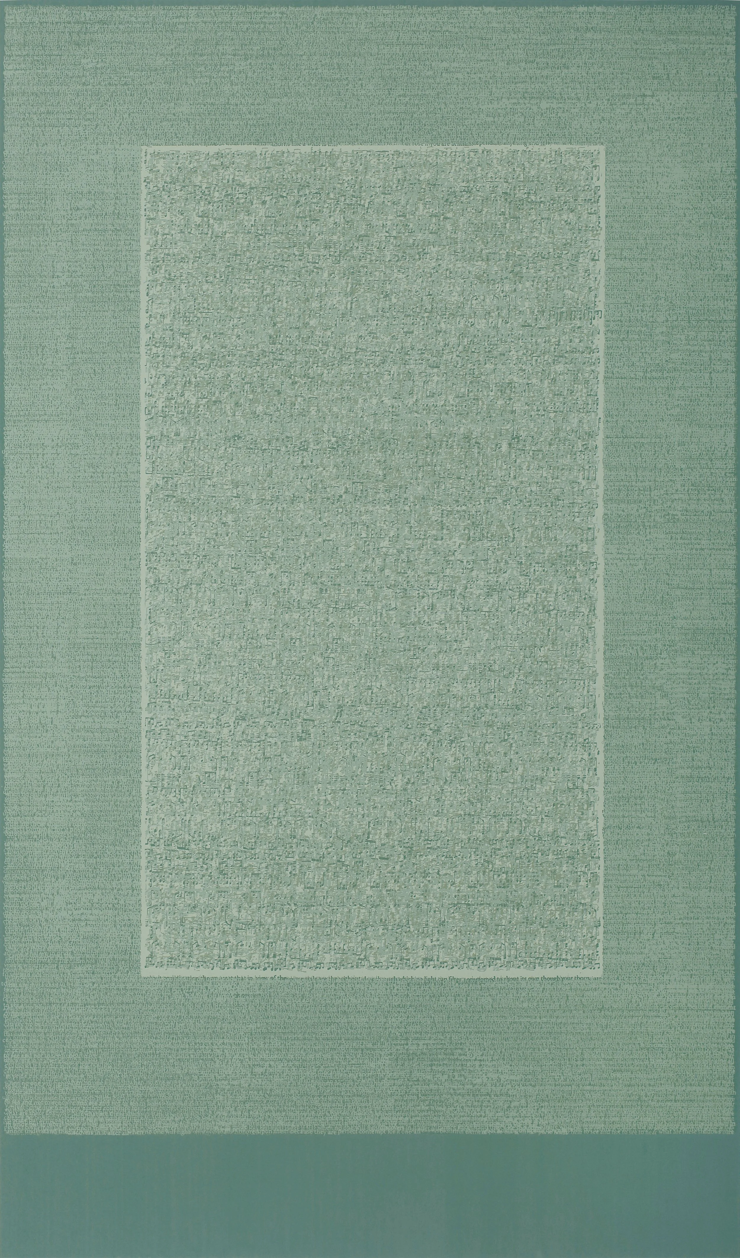 After the reflection, 2025.
A series of four screenprints with letterpress on Somerset Satin 410gsm paper.
Paper and Image: 125.4 x 74.2 cm - 49 3/8 x 29 1/4 inches (each).
Edition of 25.