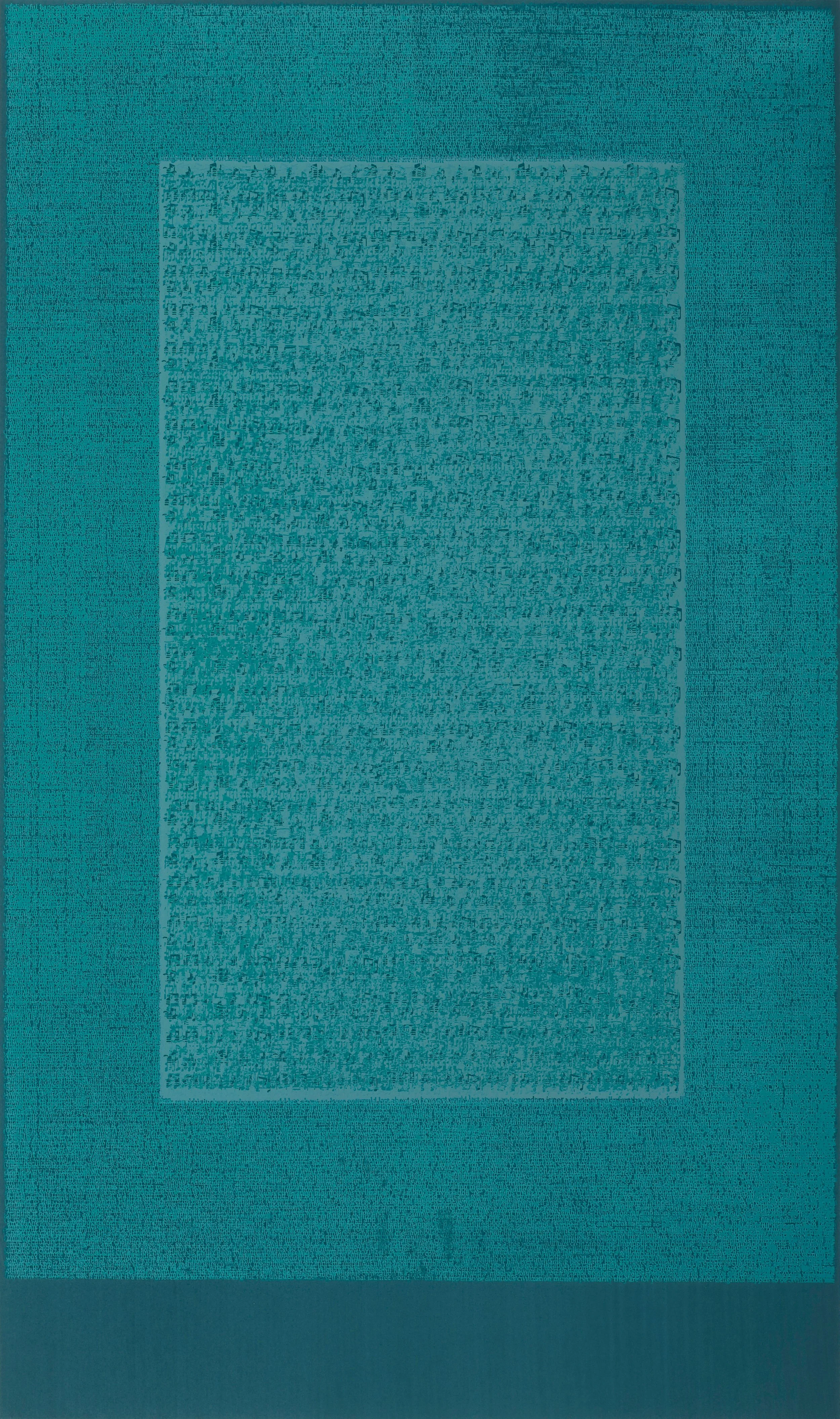 After the reflection, 2025.
A series of four screenprints with letterpress on Somerset Satin 410gsm paper.
Paper and Image: 125.4 x 74.2 cm - 49 3/8 x 29 1/4 inches (each).
Edition of 25.