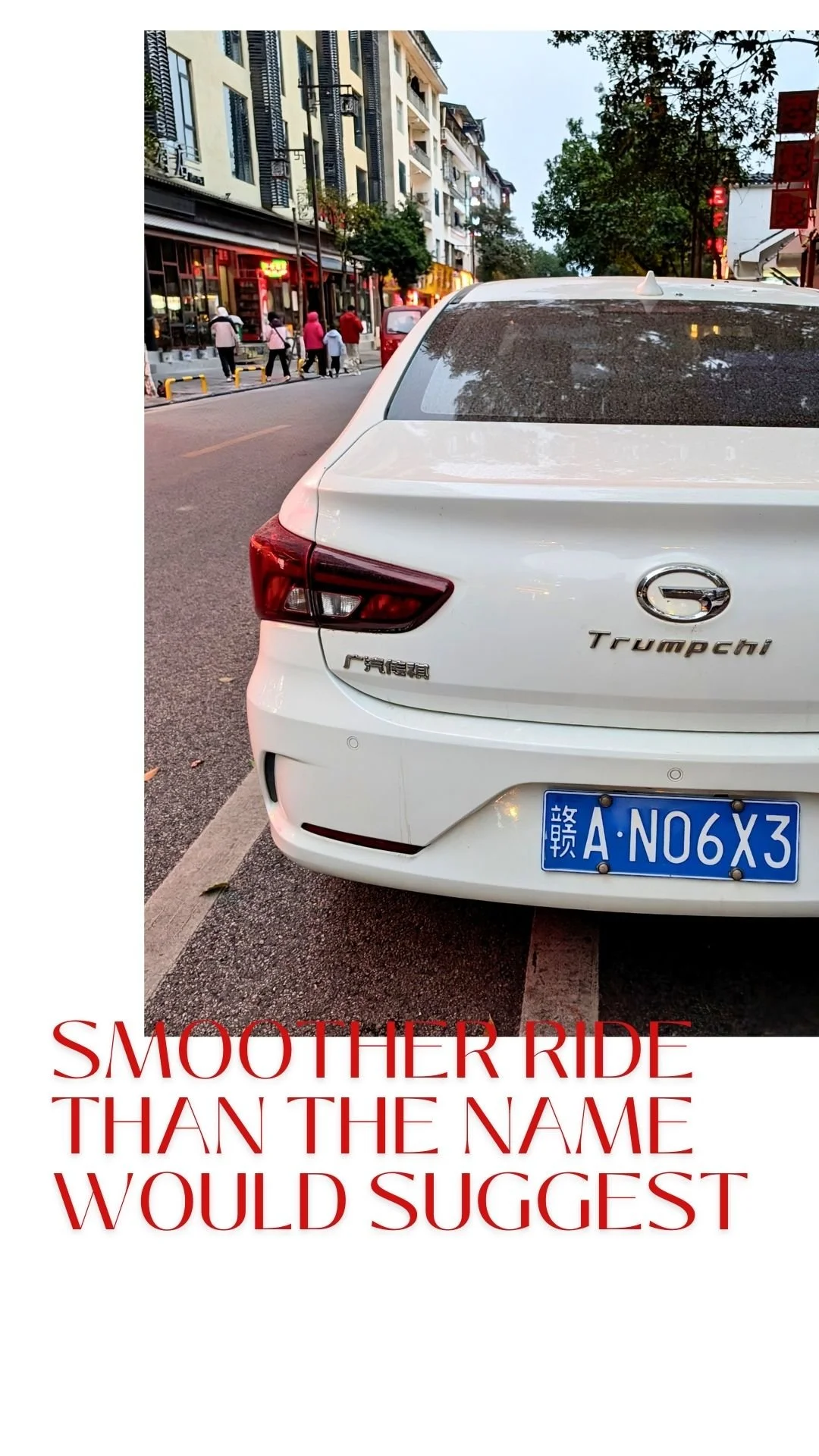 Trumpchi. What a name. Launched domestically in 2010 as a branch of automotive giant GAC, the plans to enter the United States market started taking shape in 2017, and you can imagine a swift rebrand was on the cards for obvious presidential referenc