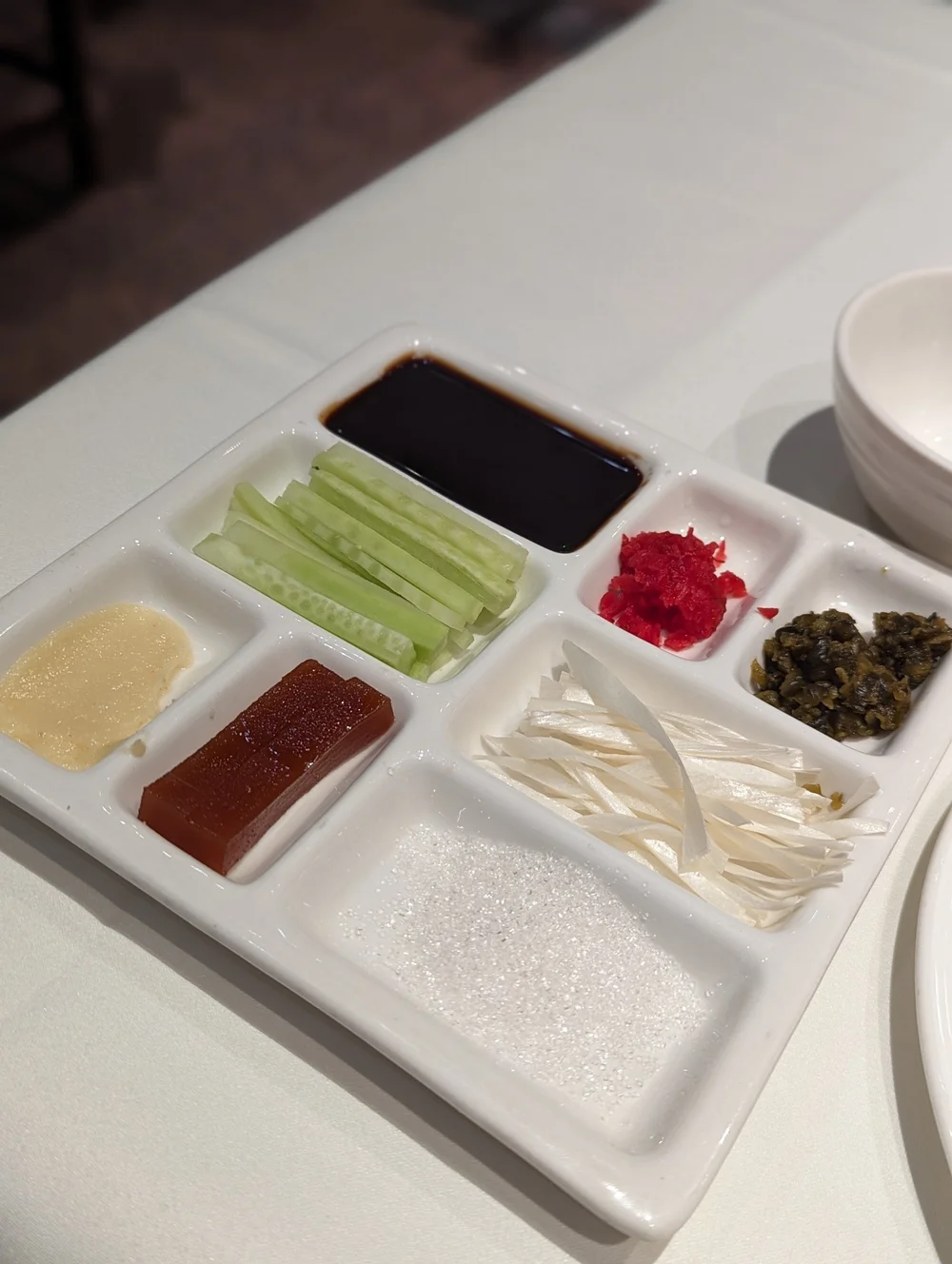 Condiments for peking duck (Copy)