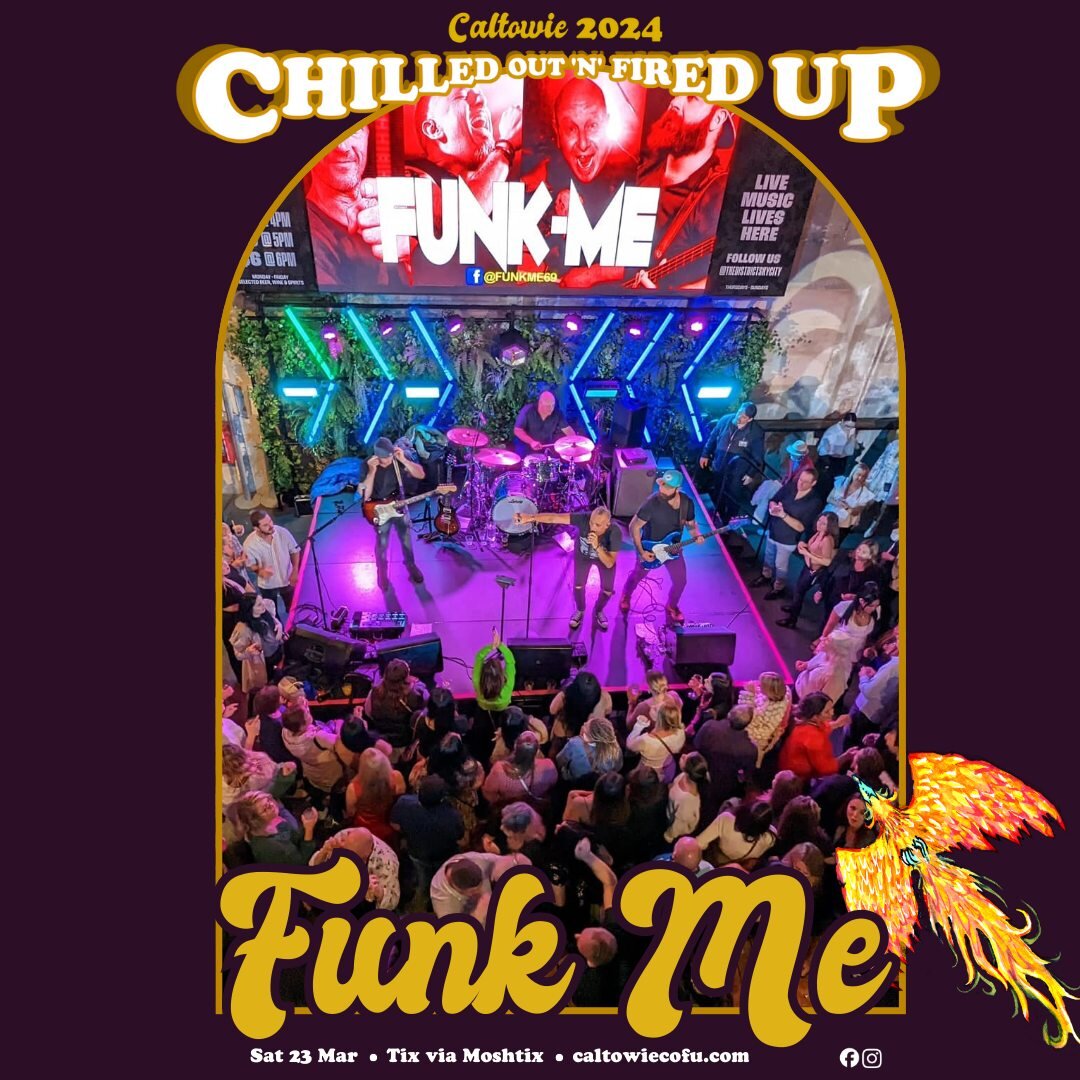 🌞 Artist Spotlight 🌞

Introducing Funk Me &ndash; a dynamic rock cover band from Adelaide, SA. Infused with funk vibes they're known for their high-energy performances. This talented 4 piece not only rocks the stage but also keeps the crowd groovin