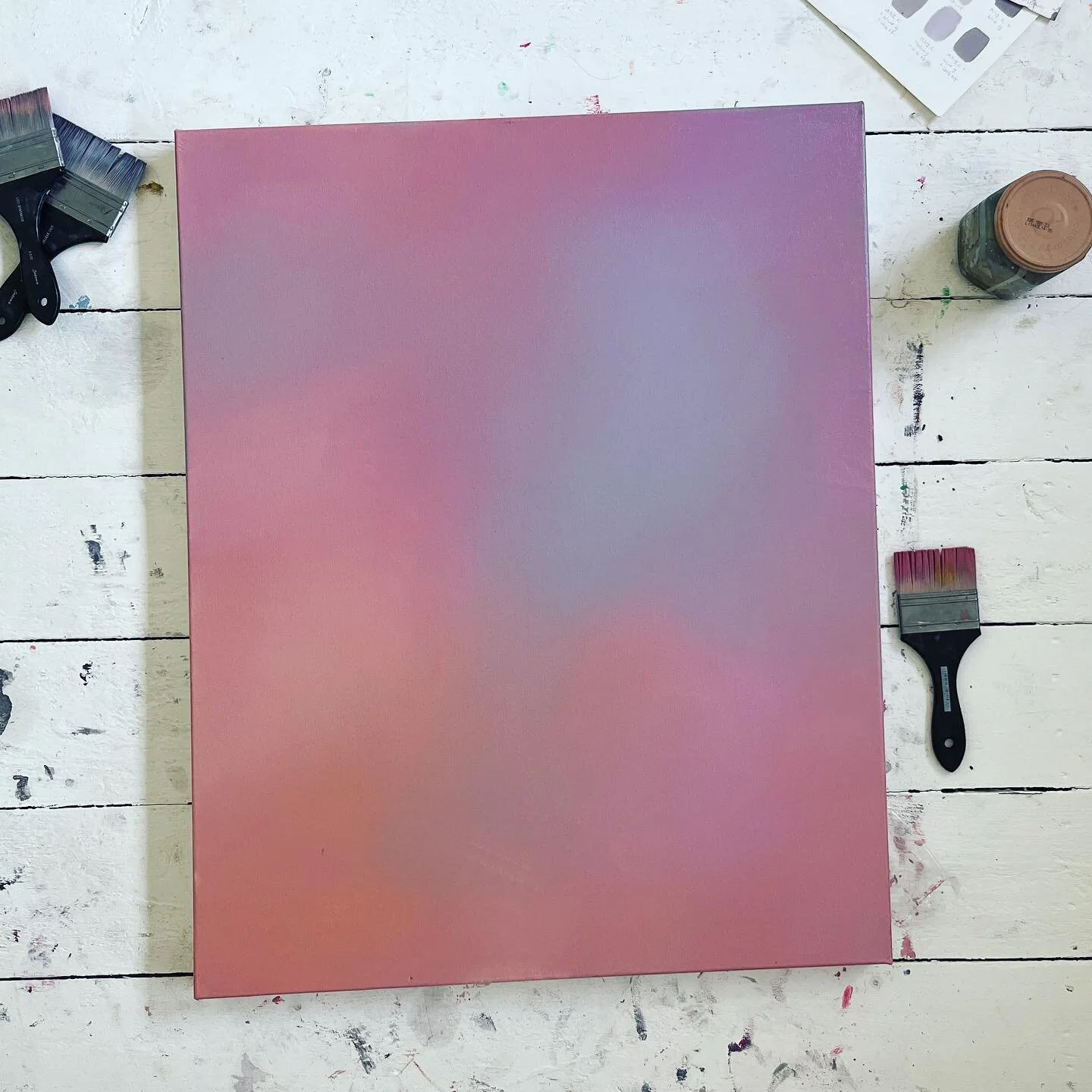 24x30 inches of pure summer. Really feeling the heat in the studio this week, and it&rsquo;s coming out on the canvas. I love it at this stage, but I&rsquo;m really tempted to get some darks in there. What do you think?