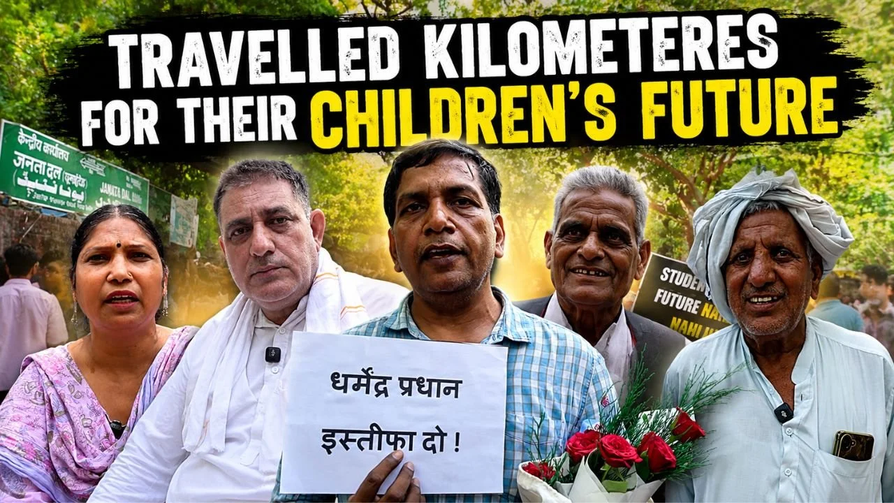What Forced These Parents to Join Cockroach Janta Party Protest?