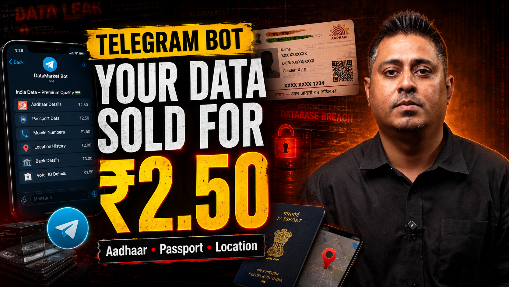This Telegram Bot is Selling Your Data | 68 Crore Indians Affected