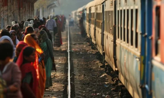 More Indians Choosing Non-AC Travel, Raising Doubts About Real Economic Growth