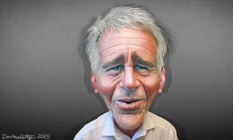 Jeffrey Epstein Caricature.