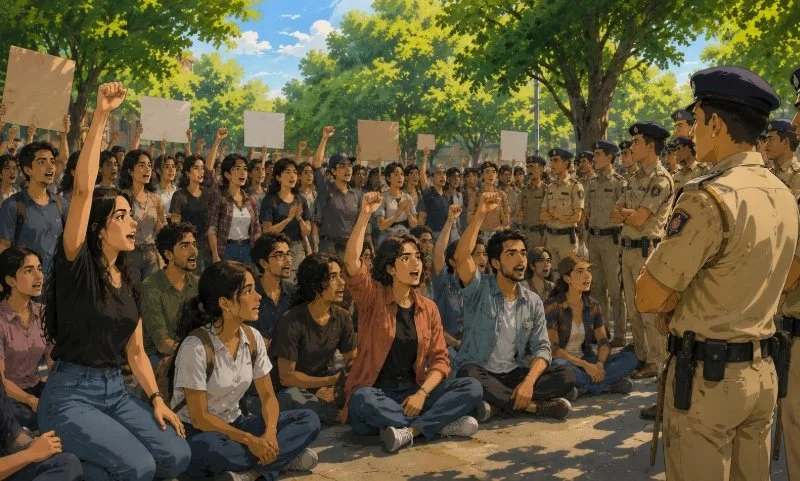 Cockroach Janta Party’s Protest Calls for Crowd Management, Not a Law and Order Confrontation
