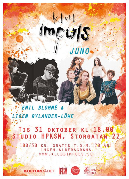 Affisch2_klubbimpuls_EmilBlommeOchLisenRylanderLowe_Juno-2017.jpeg