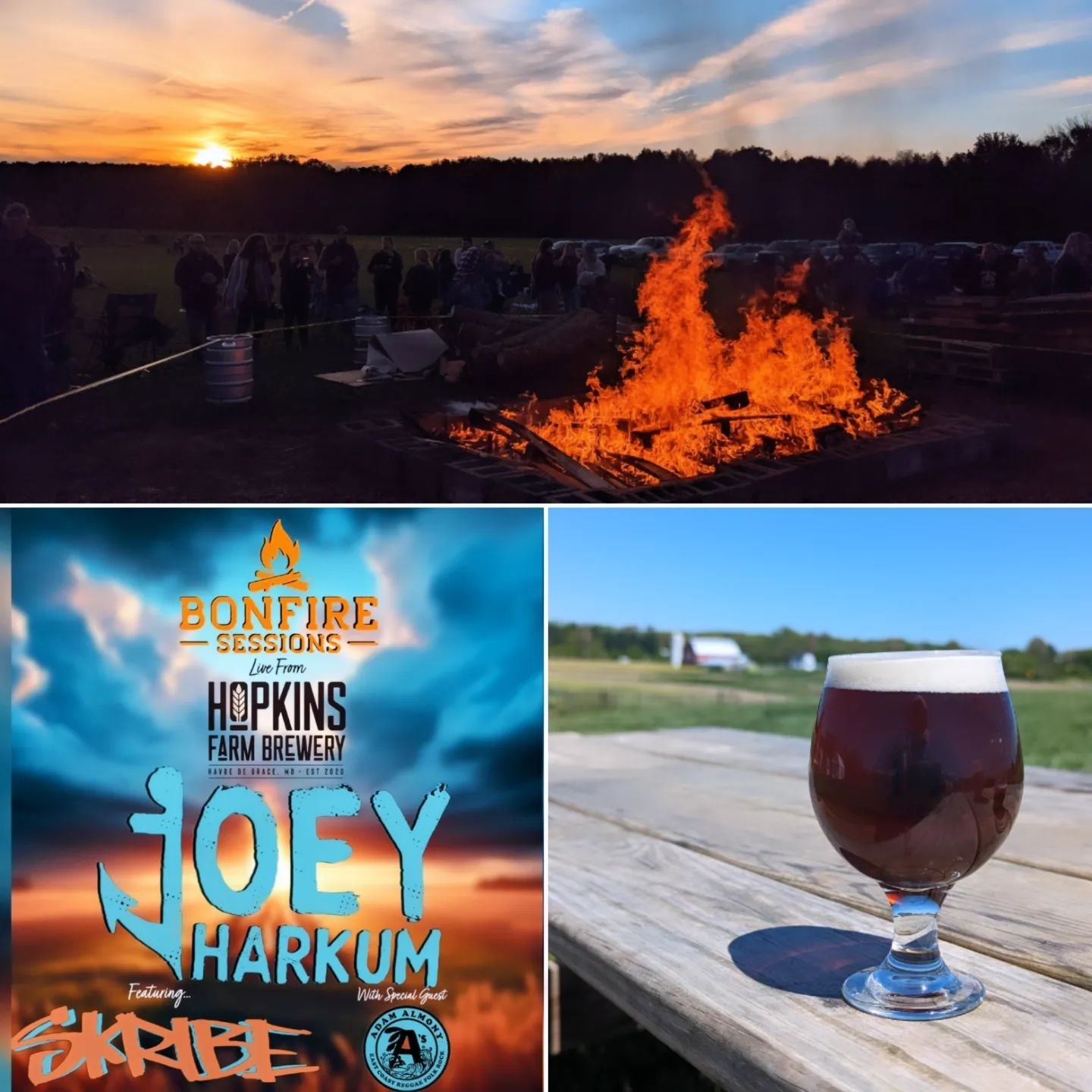 It's going to be a fun Saturday here at Hopkins Farm Brewery and we are open to the public all day!

Food: @CowboyEats and @Love Crust.Pizza at 12PM
Music: Tom Beers and Jerry Reicke at 2PM
Bonfire Sessions with Joey Harkum Featuring Skribe and Speci