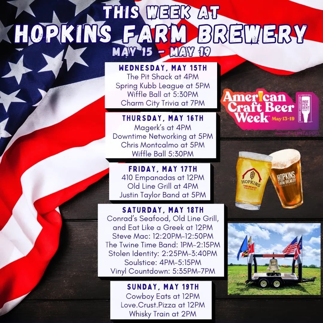 Celebrate American Craft Beer Week with us! Today through Sunday is our annual celebration of American craft breweries &mdash; and the Official Start of Beer Season! This week is a great chance to try a new style!

🏆Our World Cup Gold Medal Winner, 