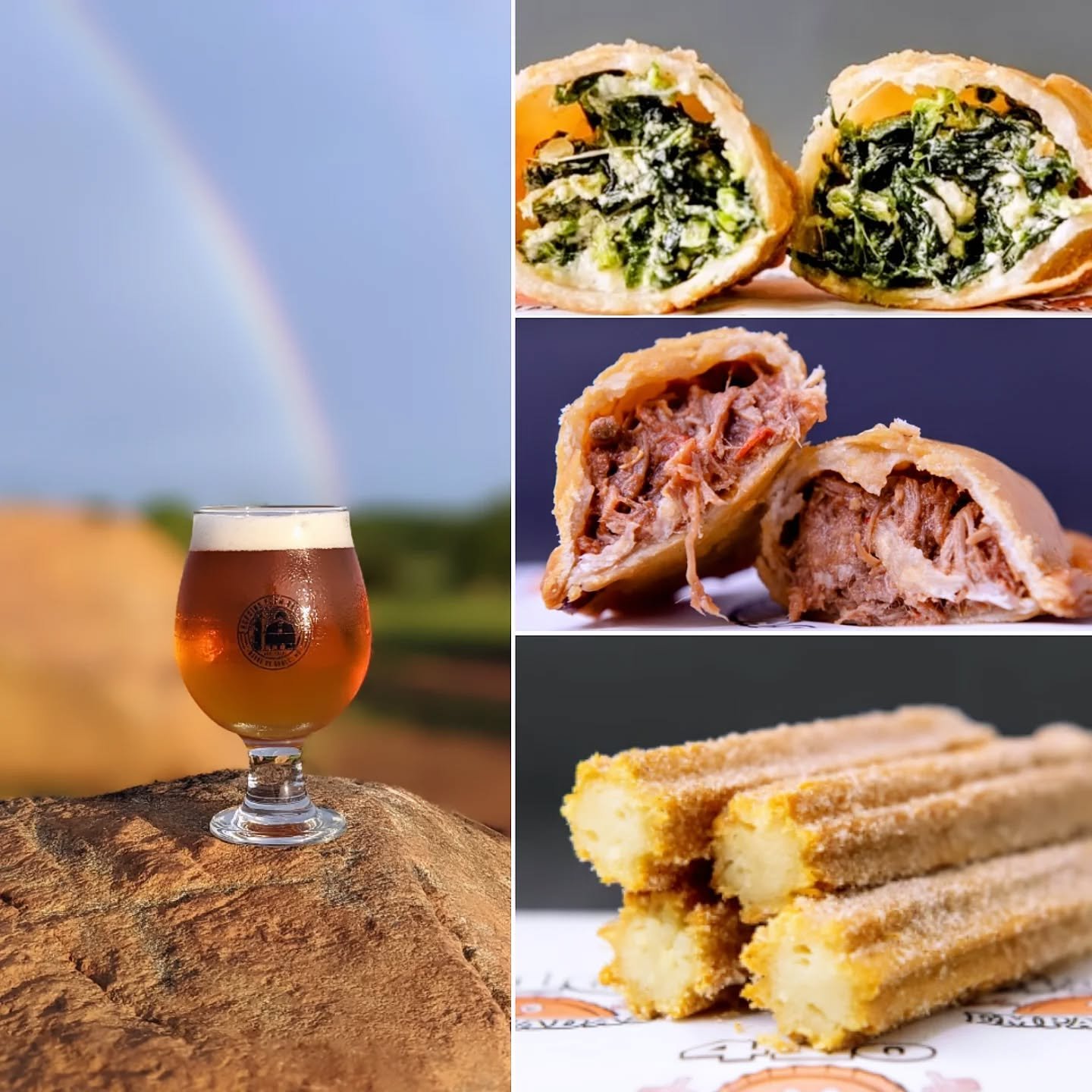 A cold beer, homemade empanadas, and fresh churros - sounds like a great Sunday!

@410empanadas