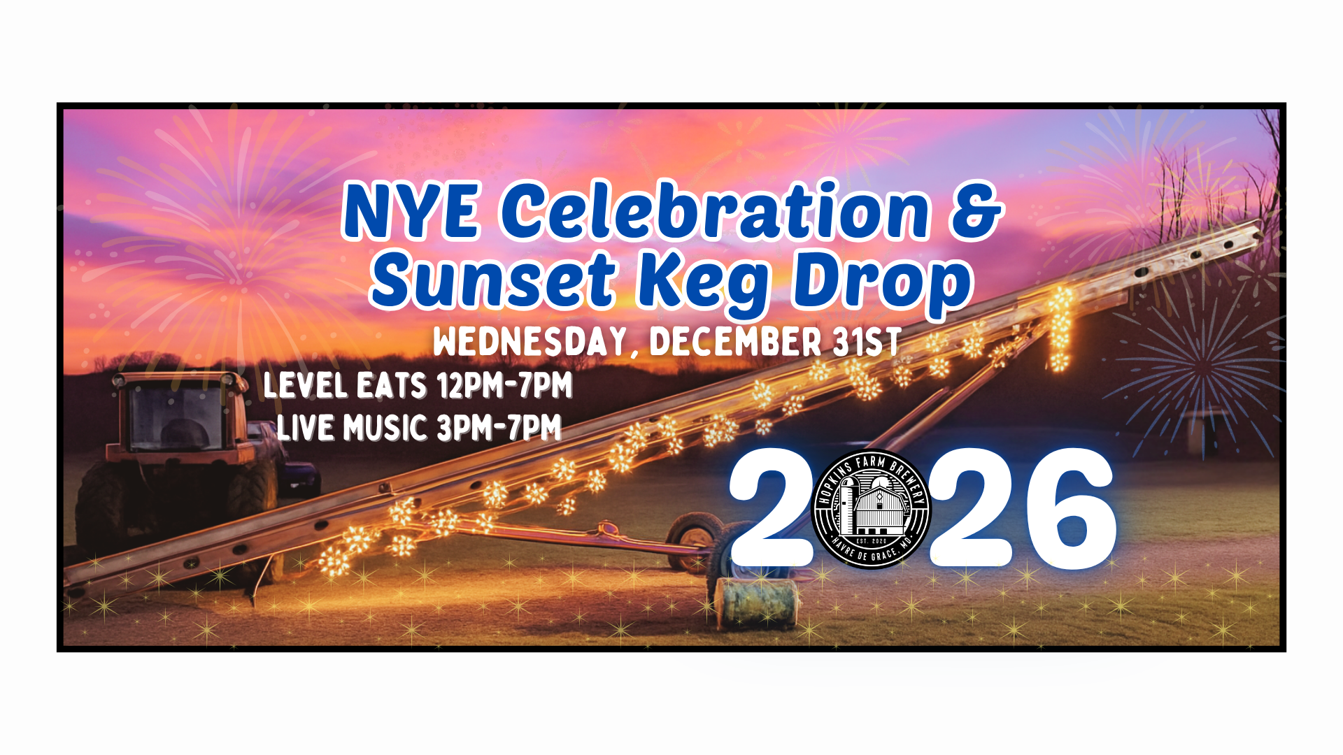 Annual NYE Celebration and Keg Drop