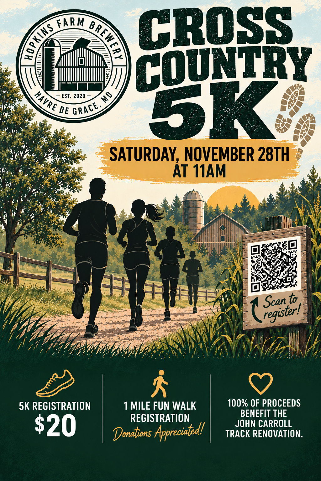 Hopkins Farm Brewery Cross Country 5K