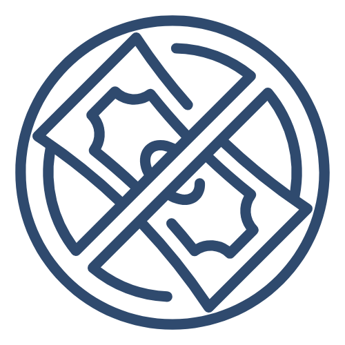 Symbol unbezahlte Zeit