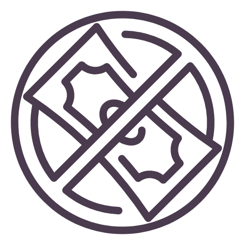 Symbol unbezahlte Zeit