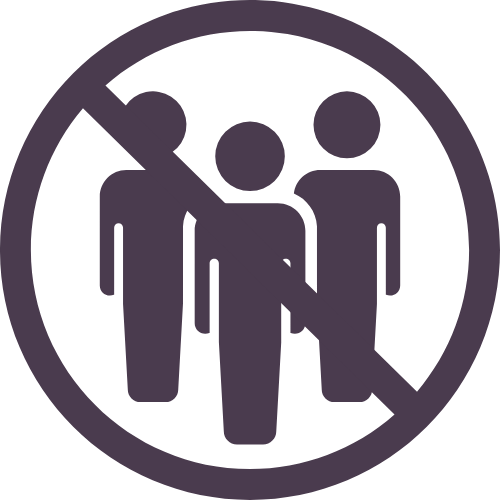 Symbol keine Kunden