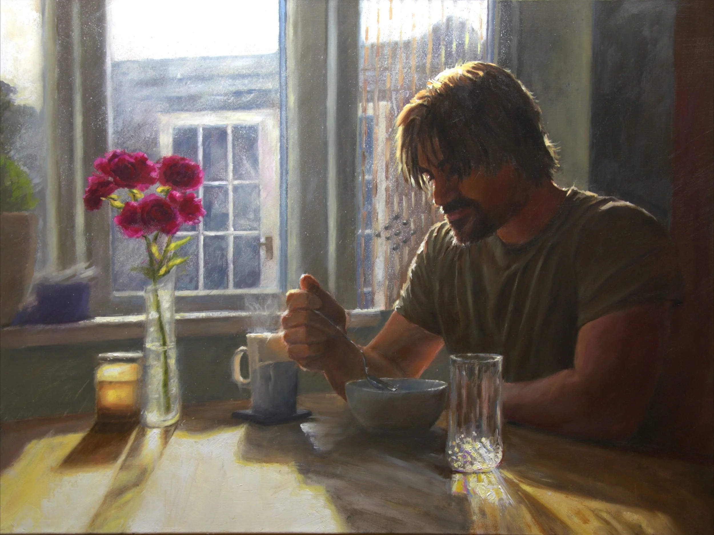 Joby Plunkett, "The Promise of the Morning Light", Oil Paint, 60x80cm, INSTAGRAM: joby.plunkett