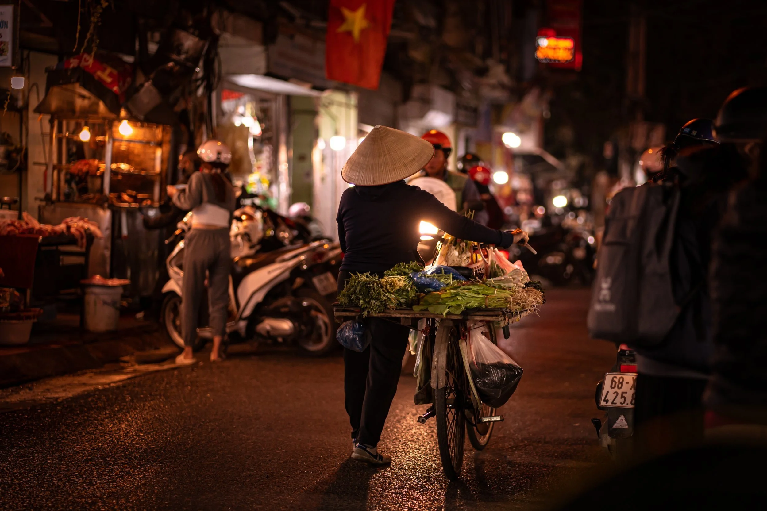 Street scene, Hanoi, Vietnam
