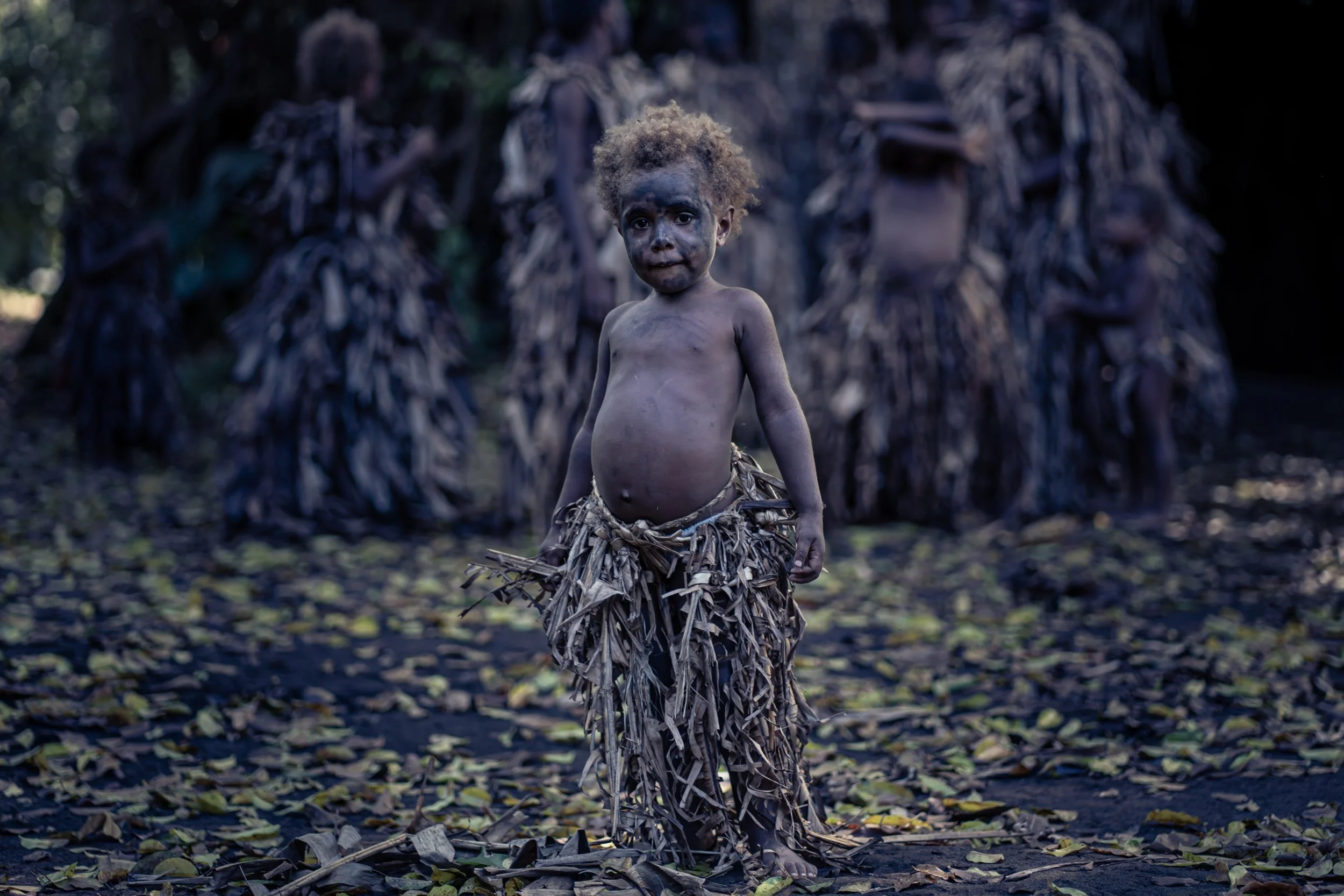 Tribe girl, Tanna Island, Vanuatu