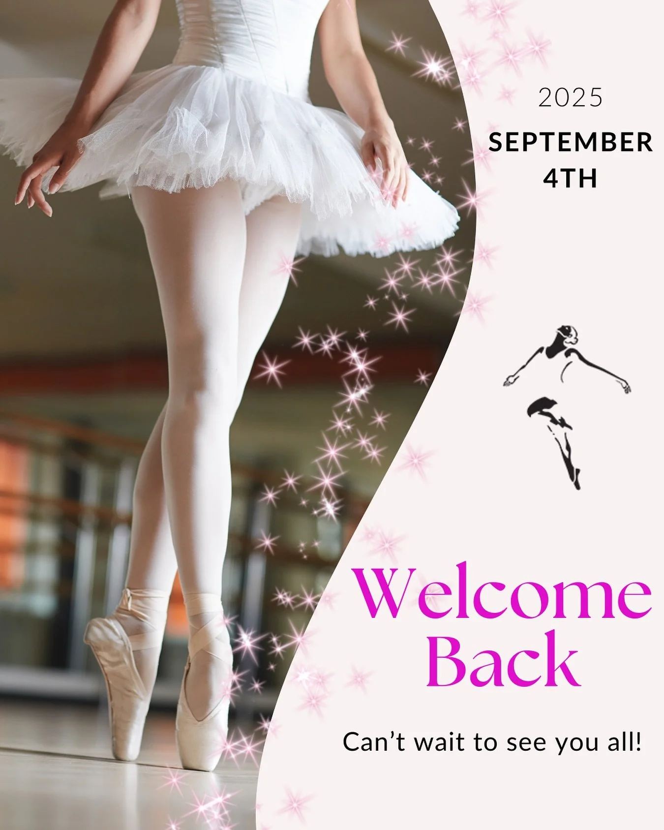 Can’t wait to welcome everyone back and to all the new students joining us this year! 🩷
Starting classes September 4th 
Questions? Please don’t hesitate to DM us or email thegoodeschoolofdance@gmail.com
See you all soon!