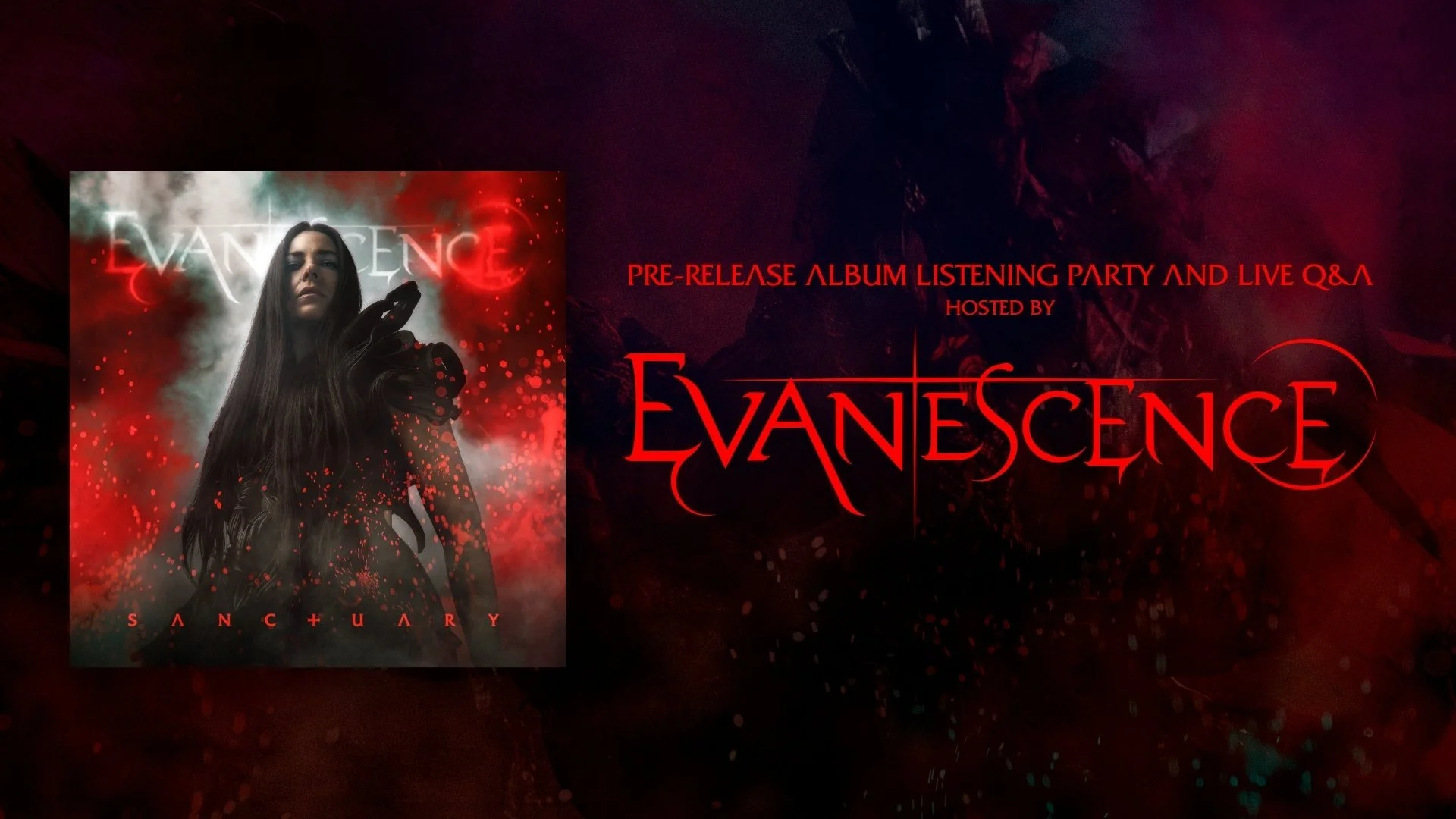 Evanescence to Host Global Pre-Release Listening Party and Fan Q&amp;A Ahead of Sanctuary Release