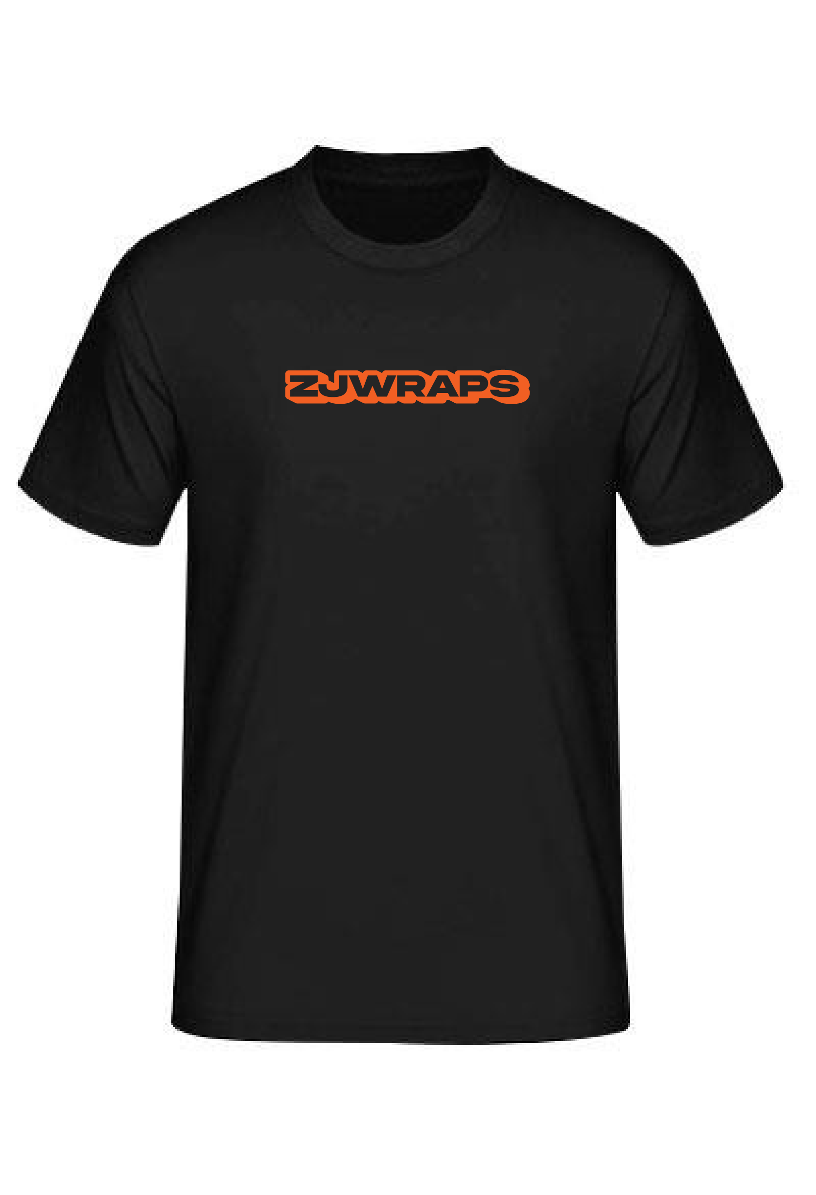 ZJ WRAPS APPAREL 2024 Tee Black Front ORANGE-01.png