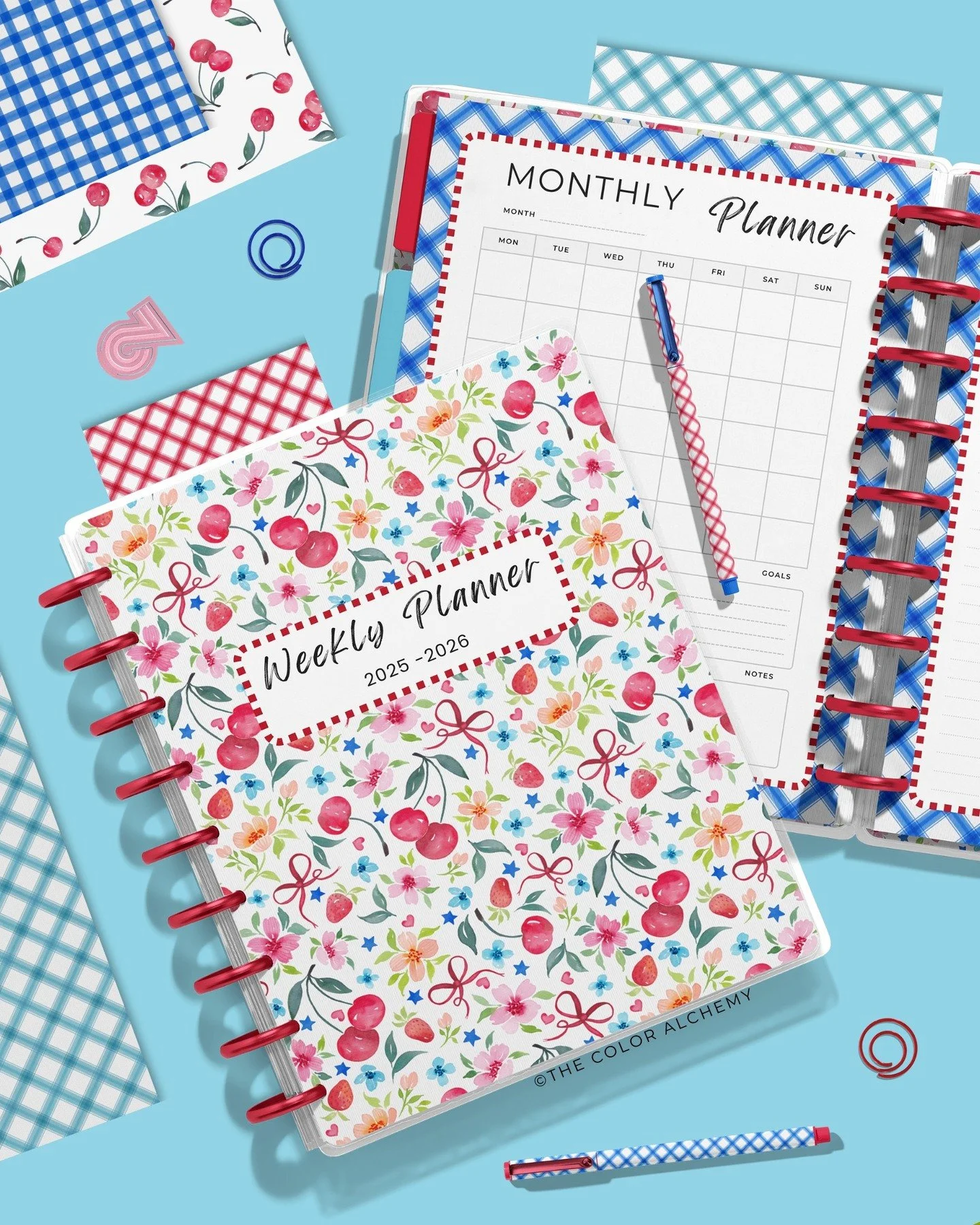 I&rsquo;m joining Week 2 of the #creatsyplanner challenge with these bold and joyful designs &mdash; because staying organised should also spark joy, right? 🌈📓

💌When the invitation to join the challenge landed in my inbox, I knew right away which