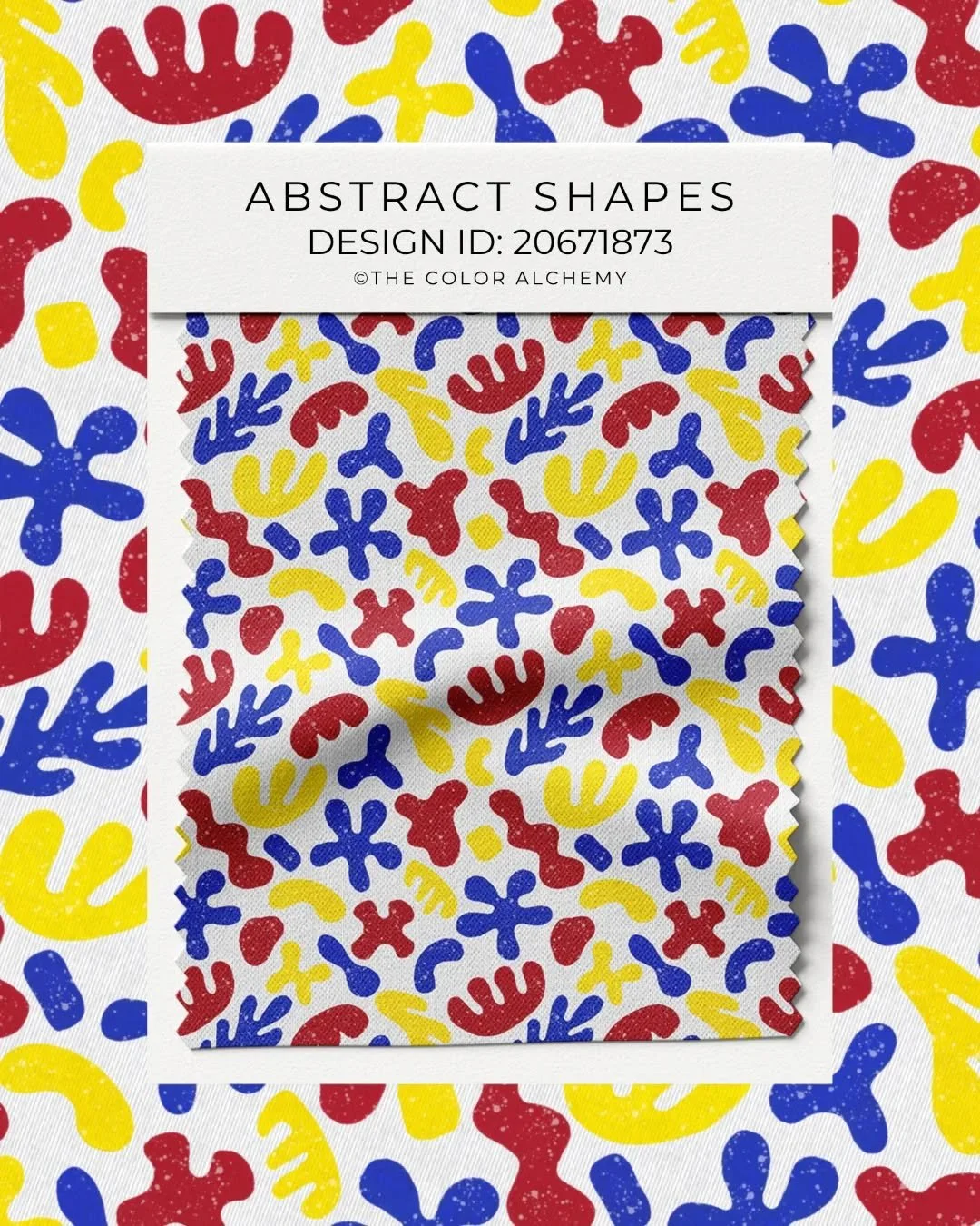 My submission for the Thrift Store Treasures design challenge by @spoonflower 🌈

Bold and full of life &mdash; this hand-painted pattern celebrates the joy of unapologetic primaries. 💛❤️💙
In the video, you&rsquo;ll catch a little peek into how the