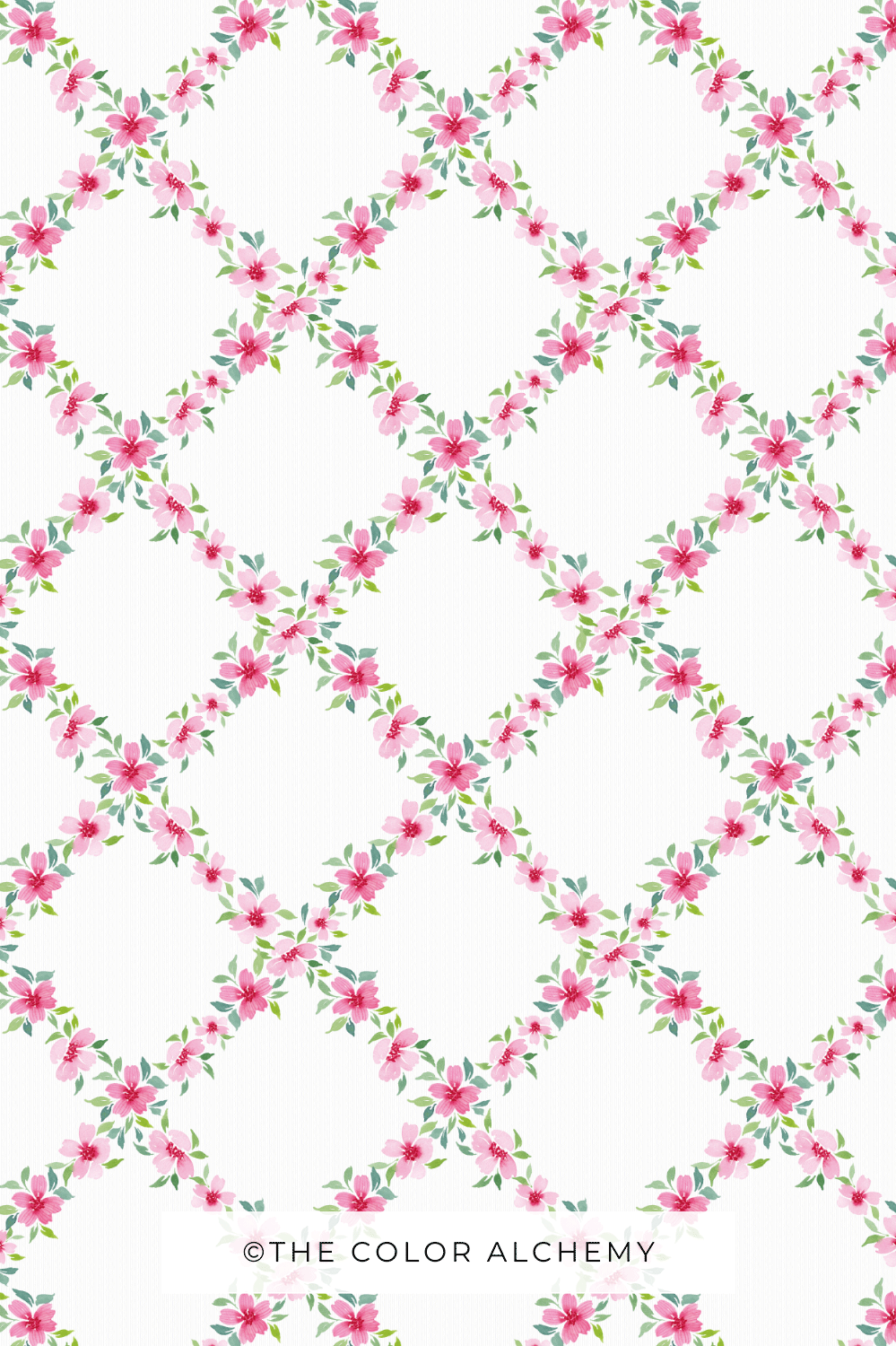 Cherry Blossoms Trellis