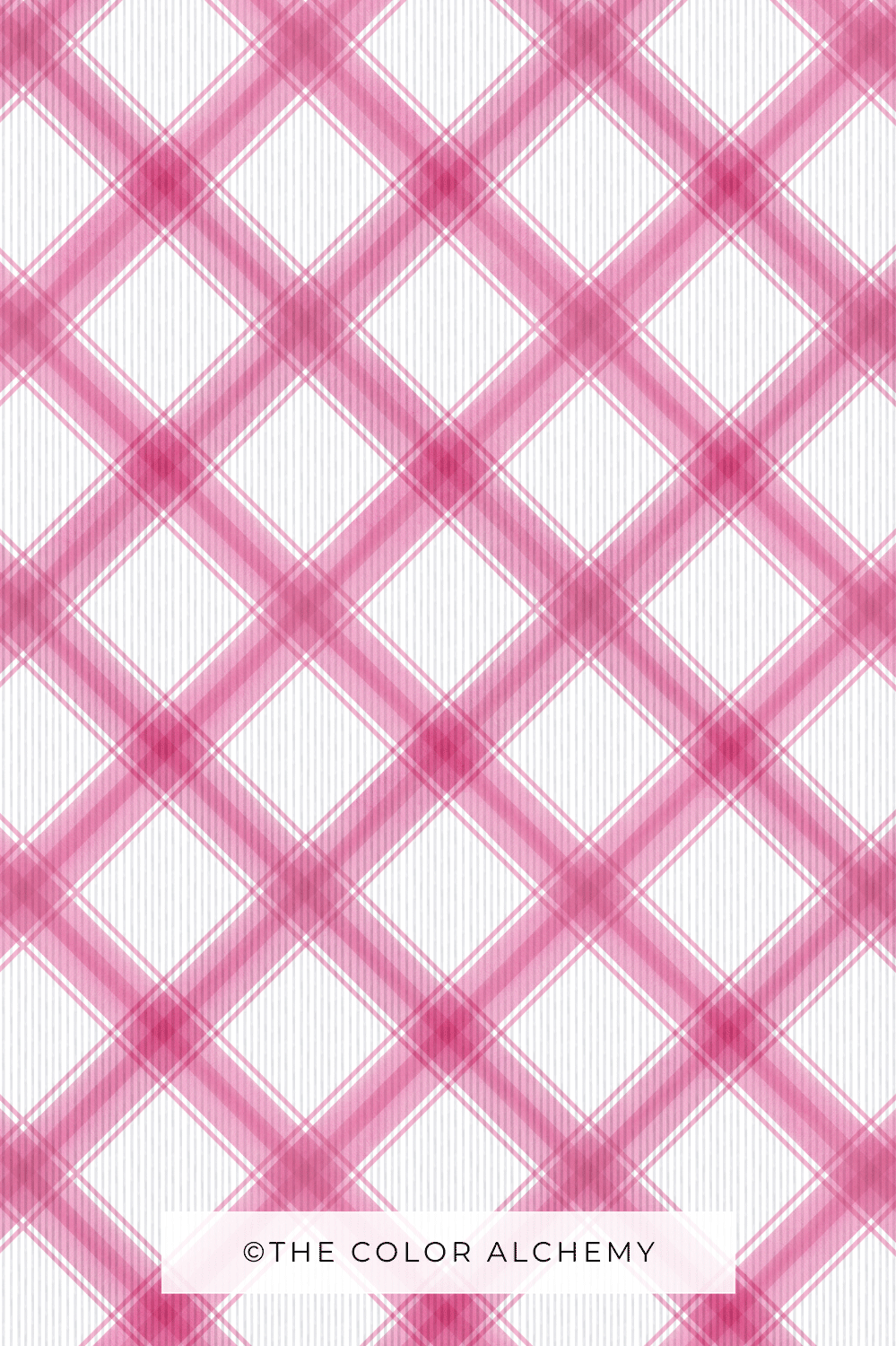 Lattice Check Pink
