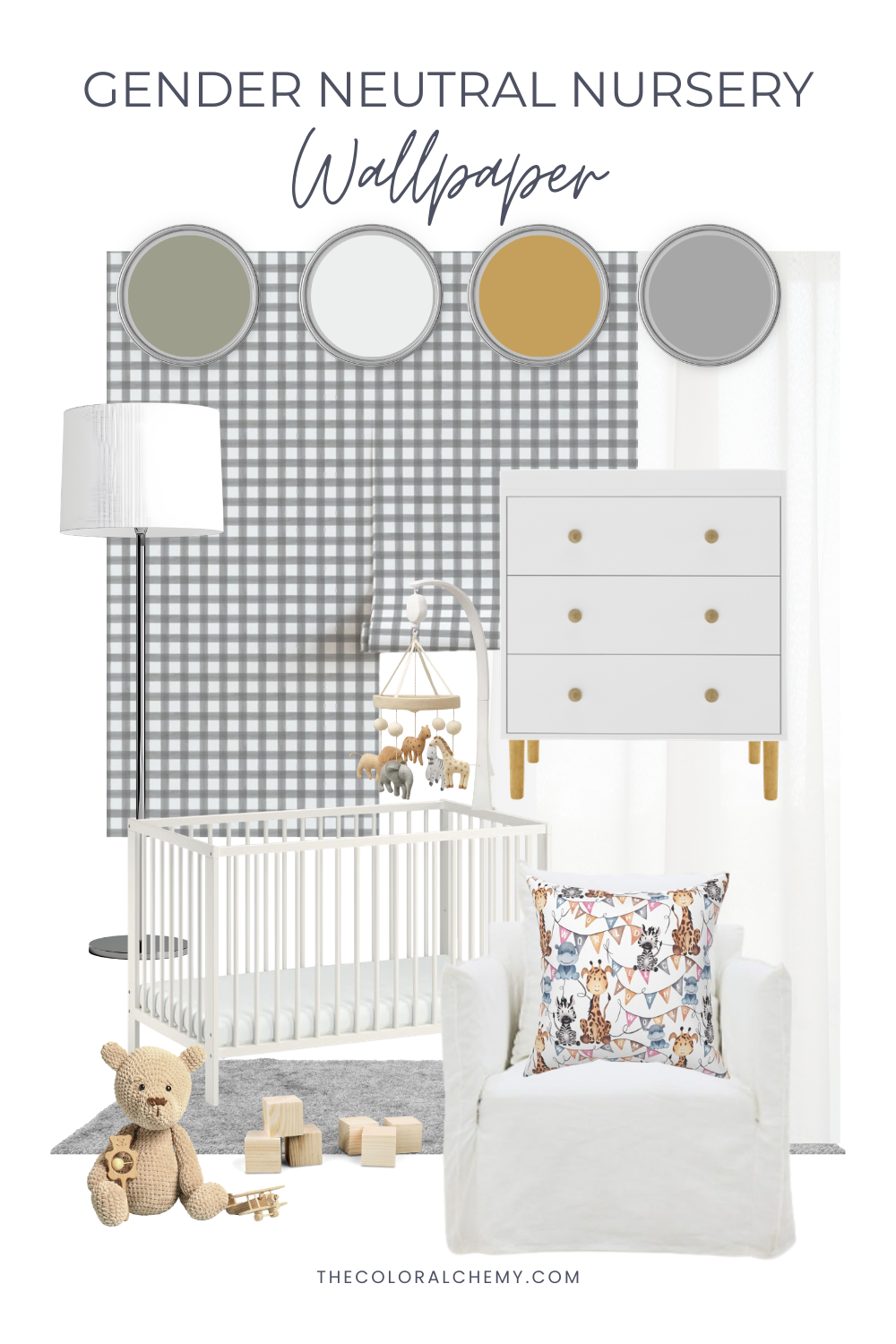 Gender Neutral Nursery Wallpaper Inspiration