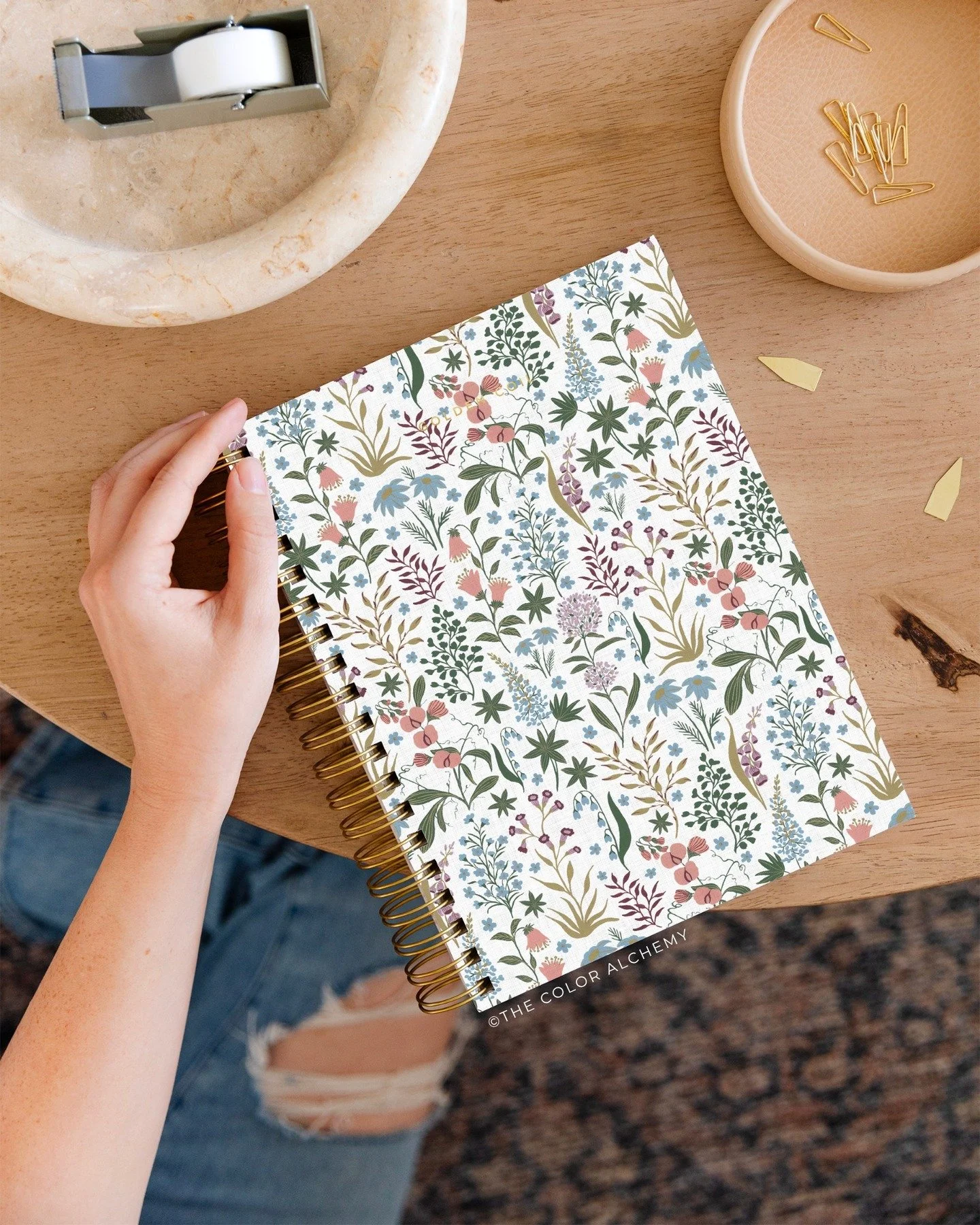 Dropping in with my last-minute submission for the @golden.coil #GCxDESIGN26 contest &mdash; Vintage Wildflower Meadow Collage. 🌼

This design started with lots of small gouache paintings (each flower painted on its own) and was then brought togethe