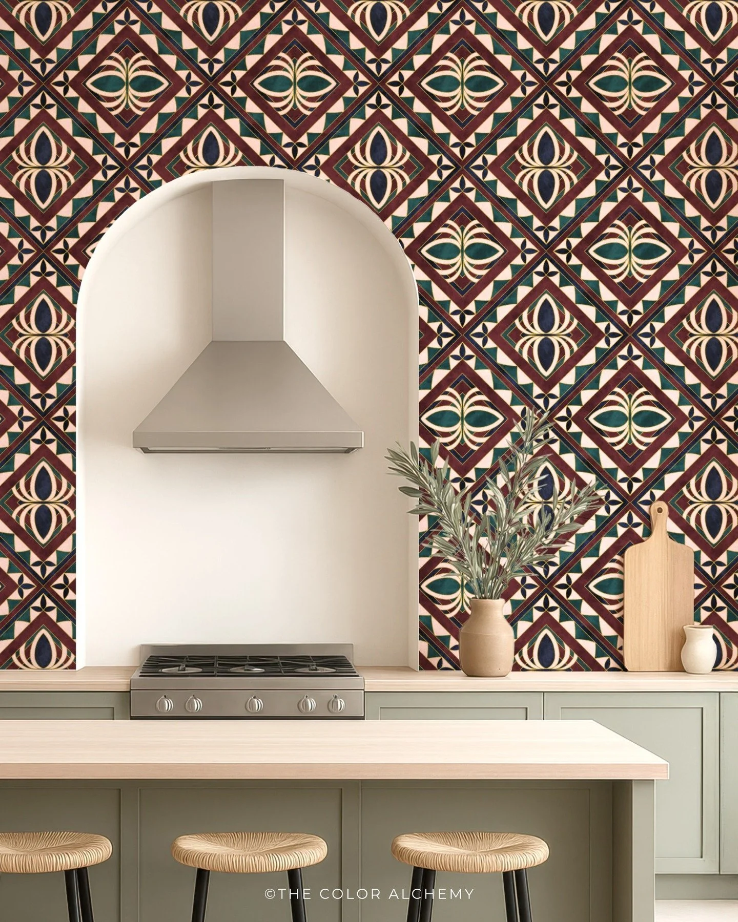 Uuuf&hellip; the end-of-year workload is definitely catching up with me. Is anyone else feeling the squeeze?😬

I still wanted to share my entry for Spoonflower&rsquo;s Retro Nouveau challenge before the voting closes tomorrow at 8 PM GMT &mdash; the