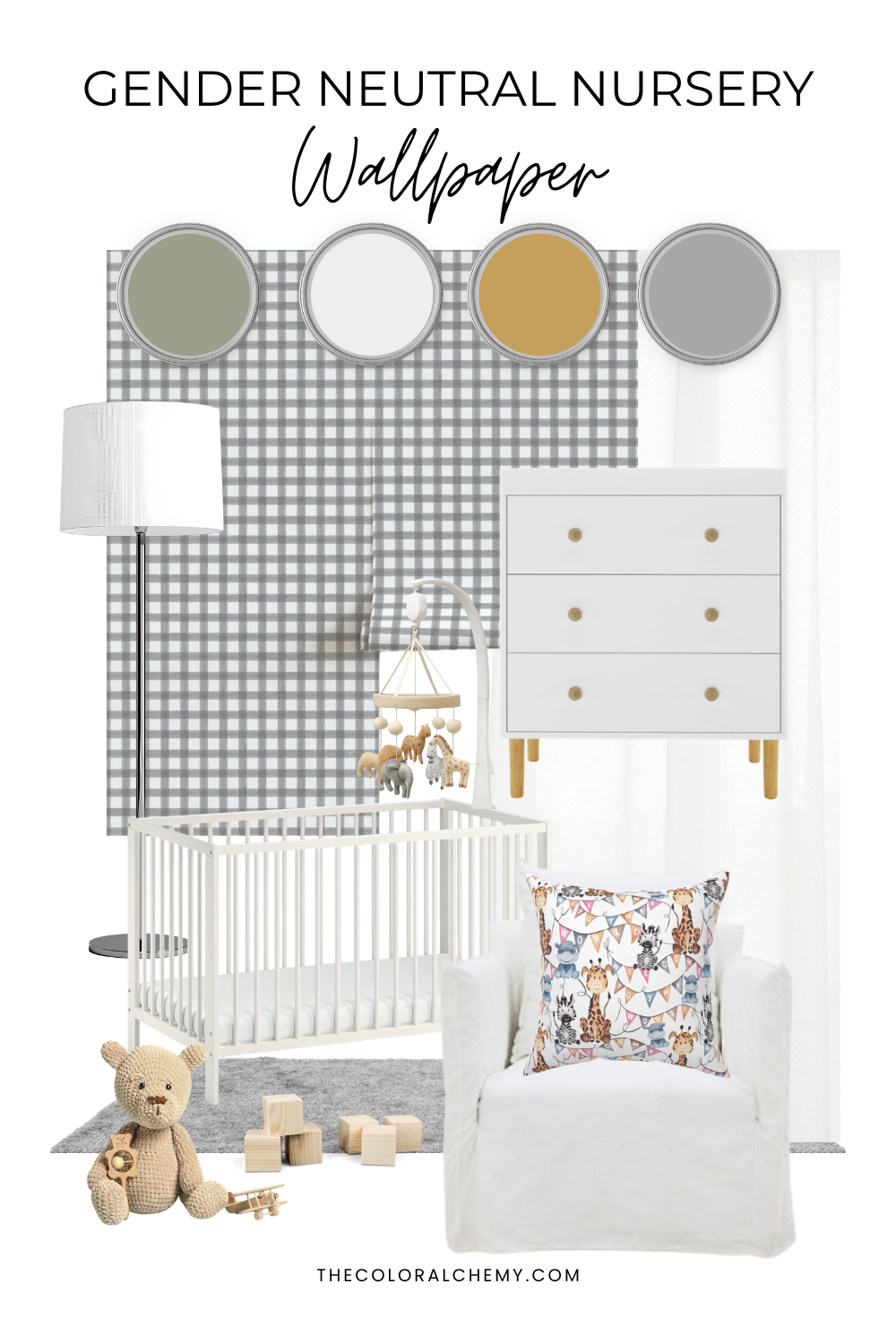 Gender Neutral Nursery Wallpaper Inspiration