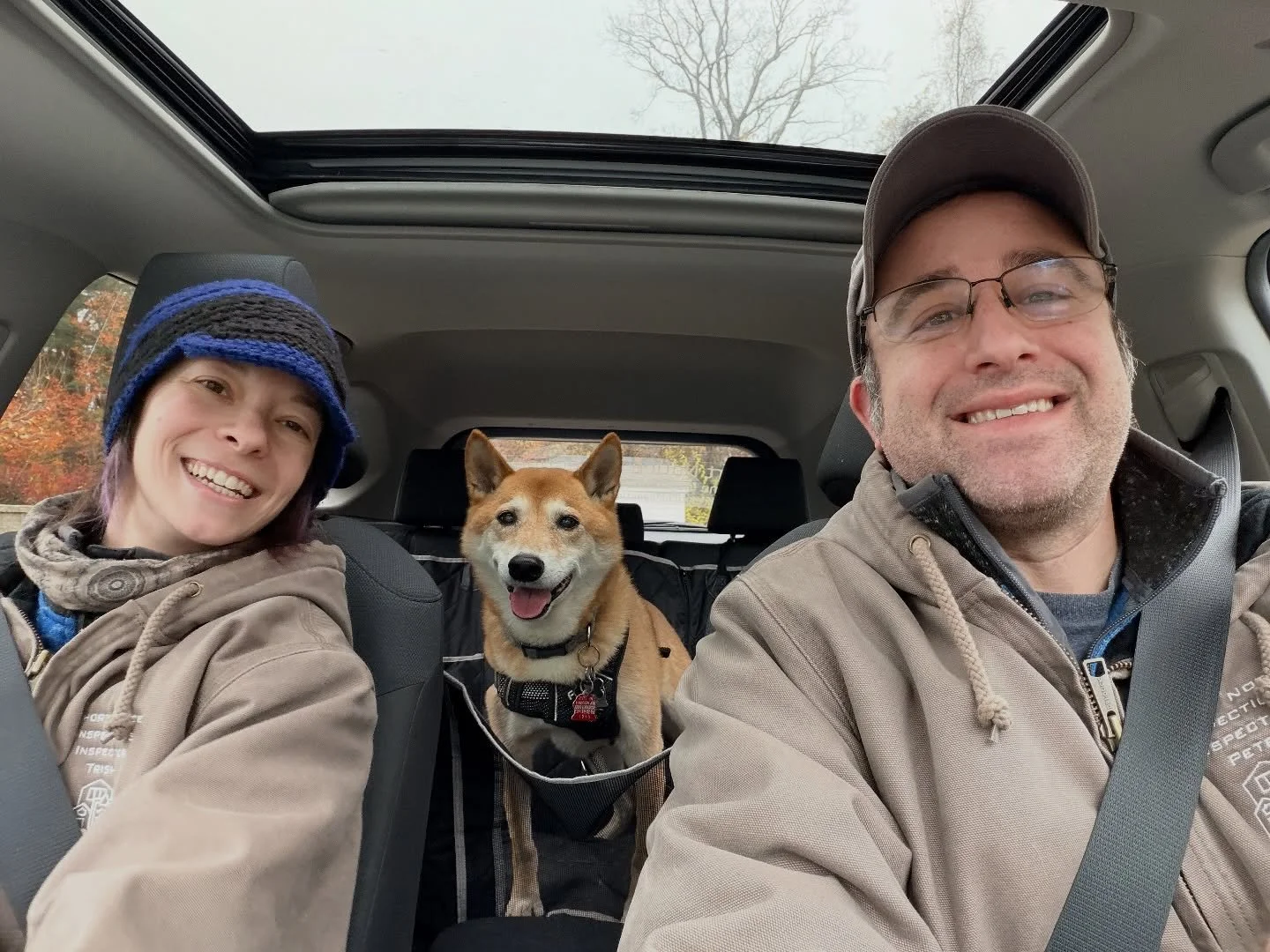 Out on a cold morning to pick up a couple radon tests, so we brought the pup along😄🐕
#homeinspection #radoninspection #familybusiness