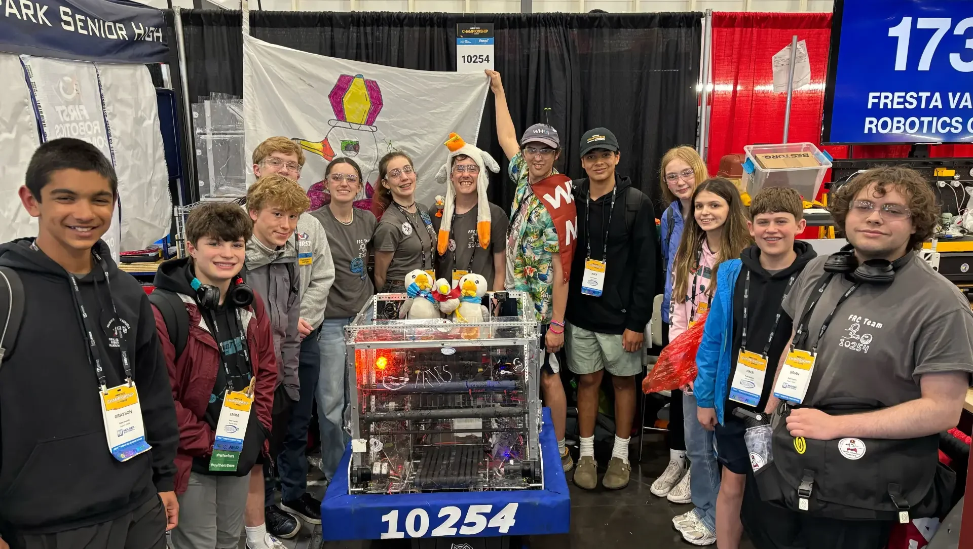 In just two years, this Falmouth robotics team made it to the global stage
