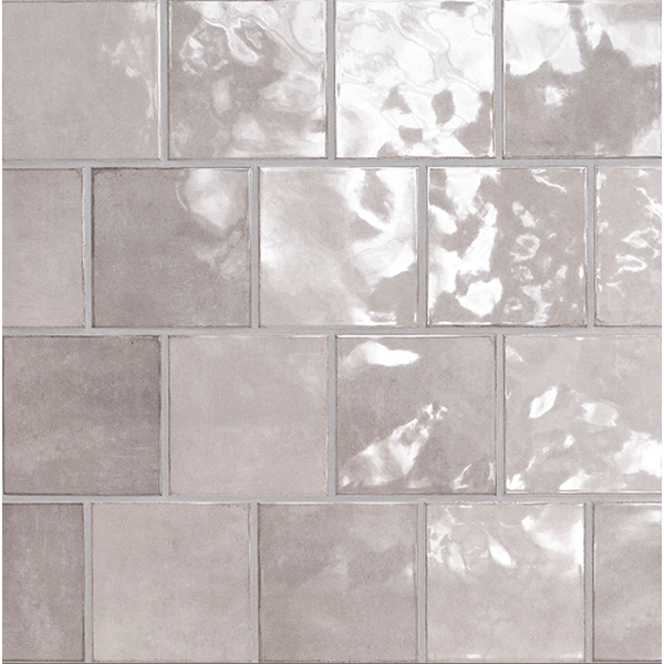 Square Tile in the Color Sterling