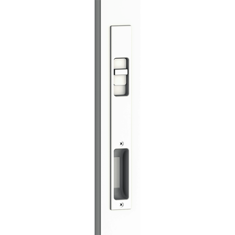 White Flush Handle