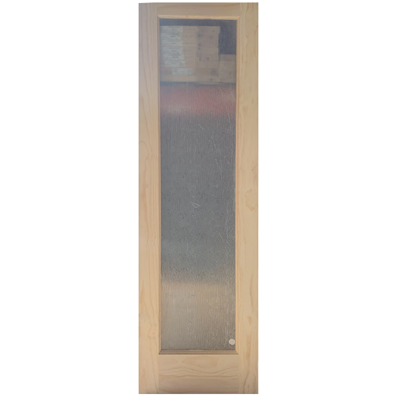 Single Lite Frosted or Rain Textured Glass