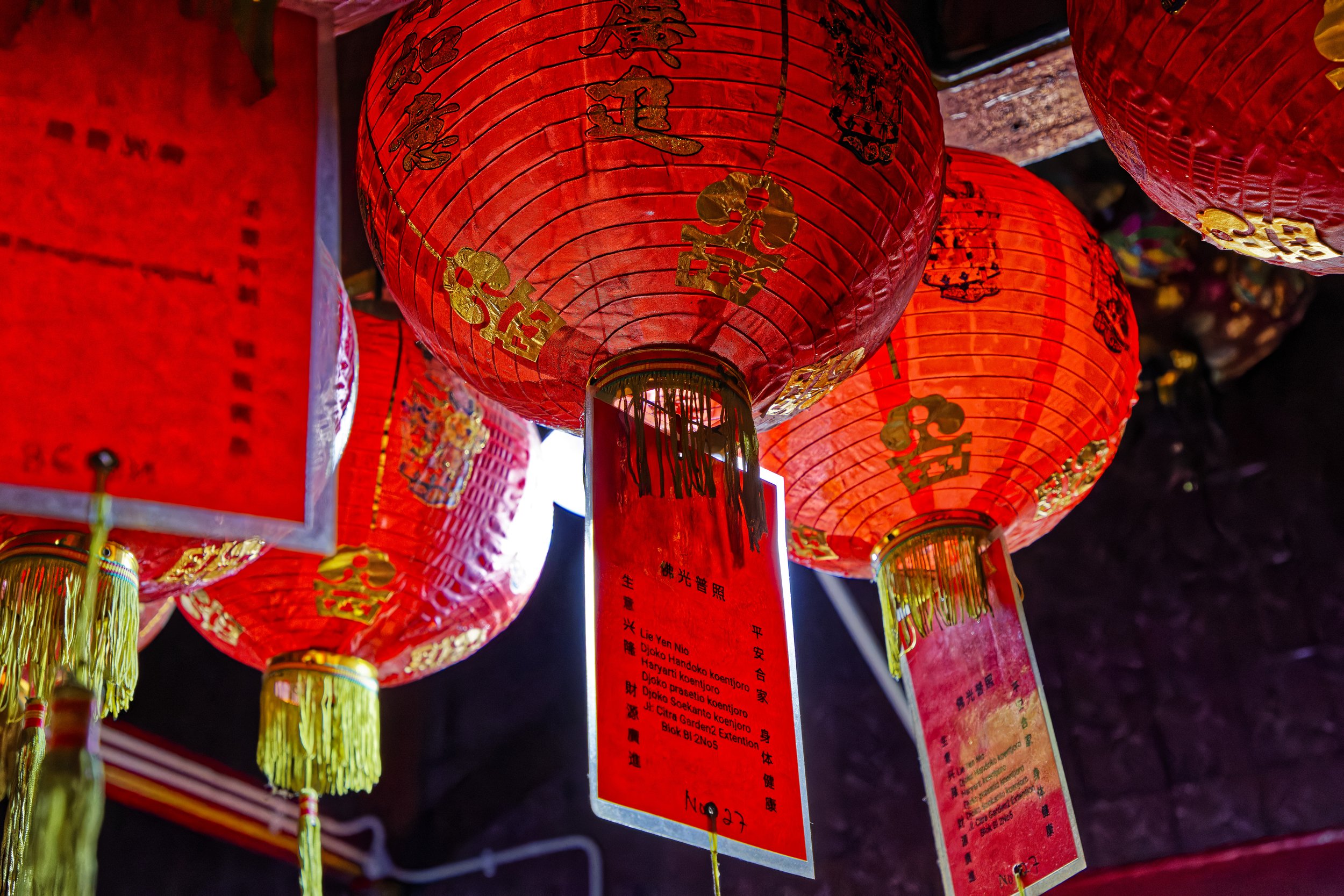 Temple Offerings in Chinatown - Jakarta, Indonesia