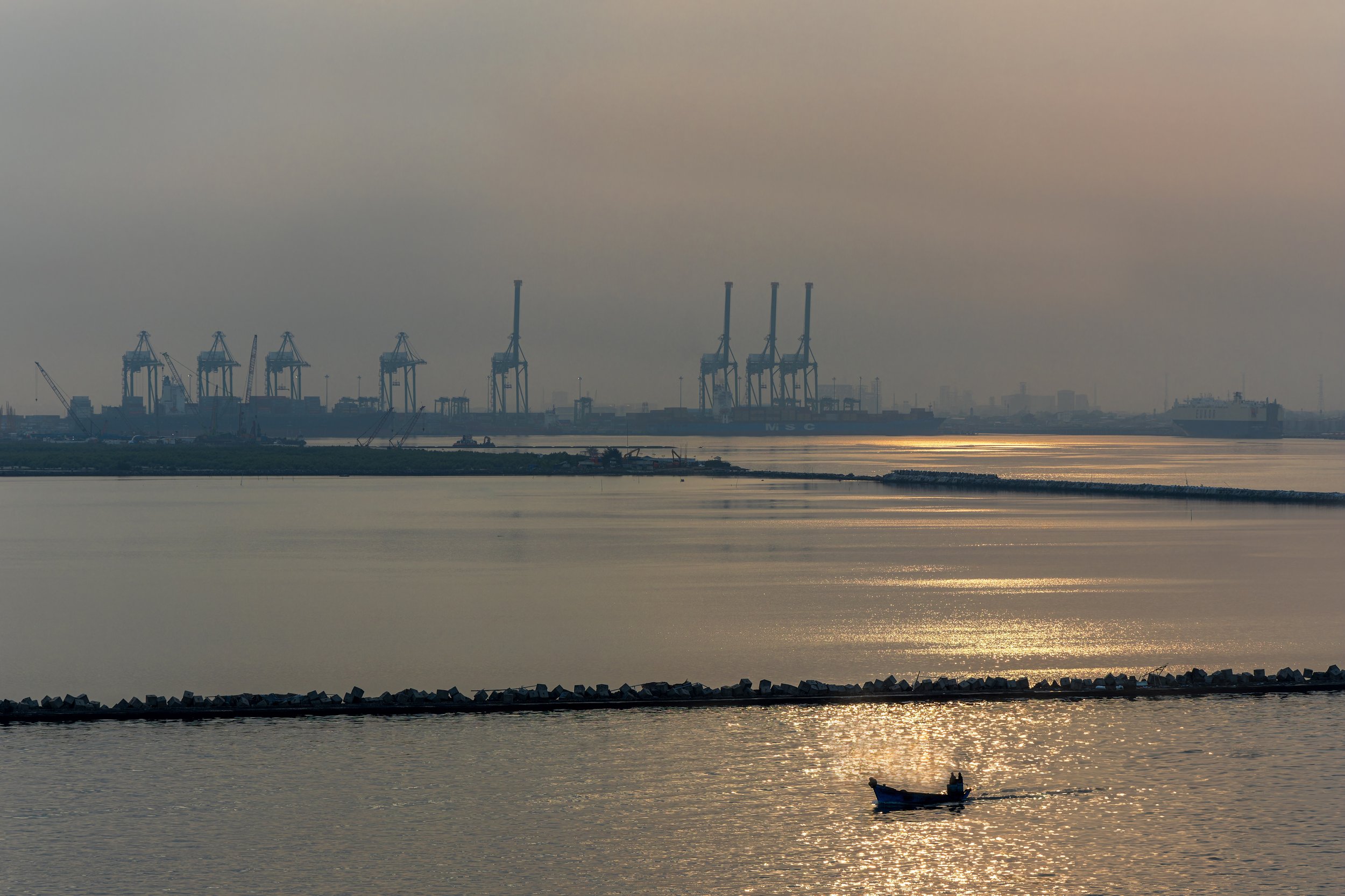 Dawn Boat - Jakarta, Indonesia