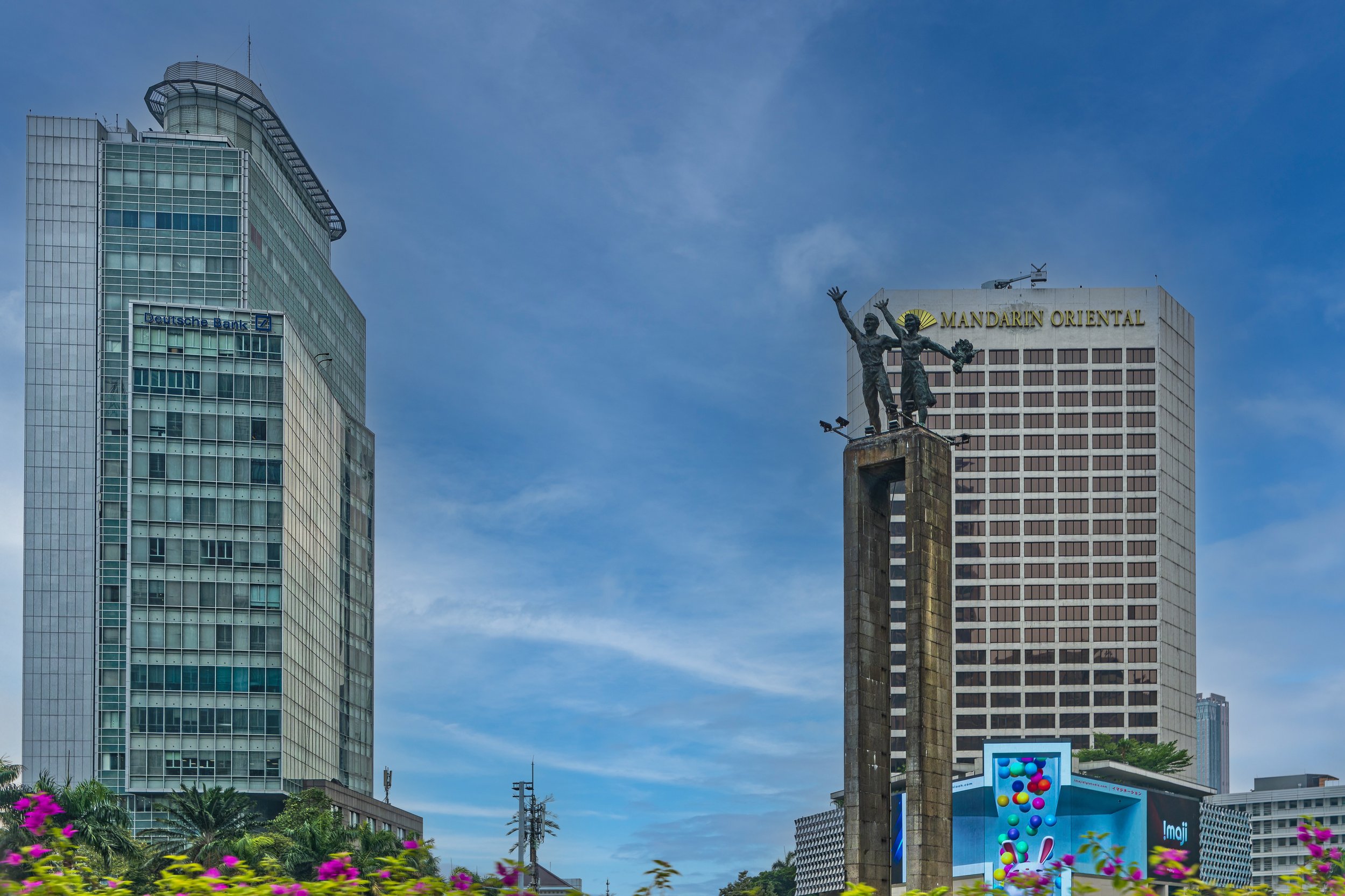 Further View of Selamat Datang Monument - Jakarta, Indonesia